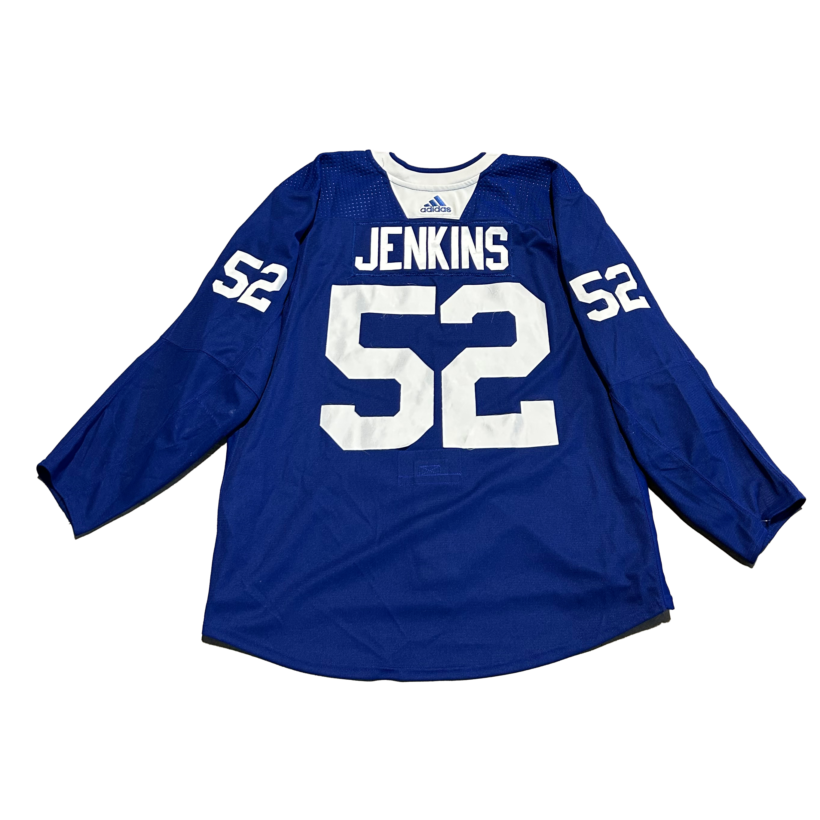 NHL - Used New York Islanders Adidas Practice Jersey With Namebars (Blue)