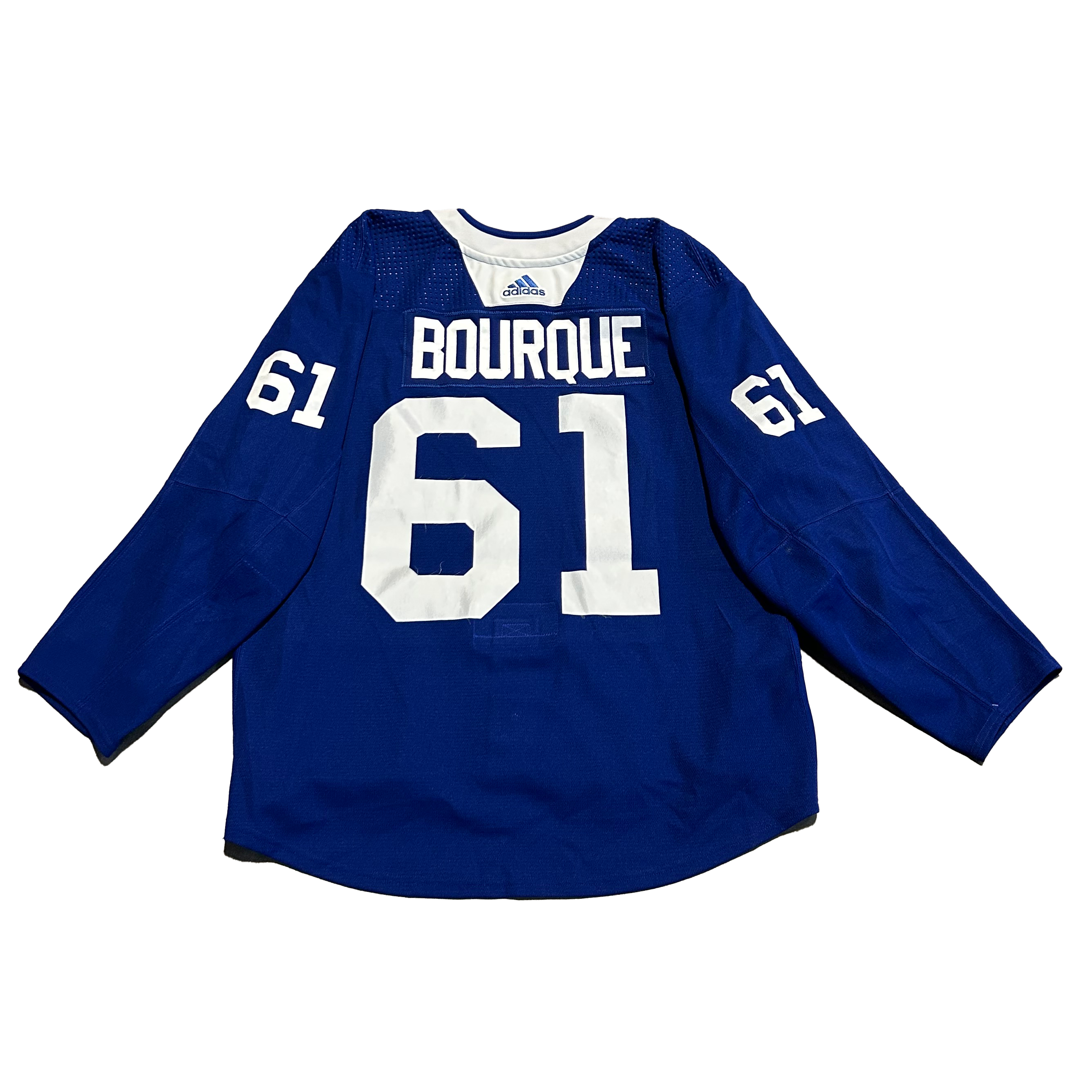 NHL - Used New York Islanders Adidas Practice Jersey With Namebars (Blue)
