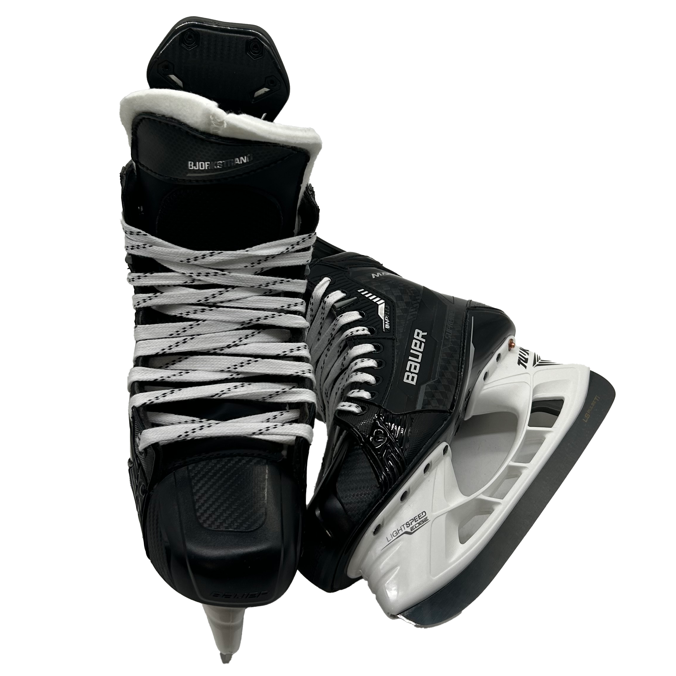 Bauer Supreme Mach - NHL Pro Stock Skates - Size L: 8.75 R: 8.875 - Oliver Bjorkstrand