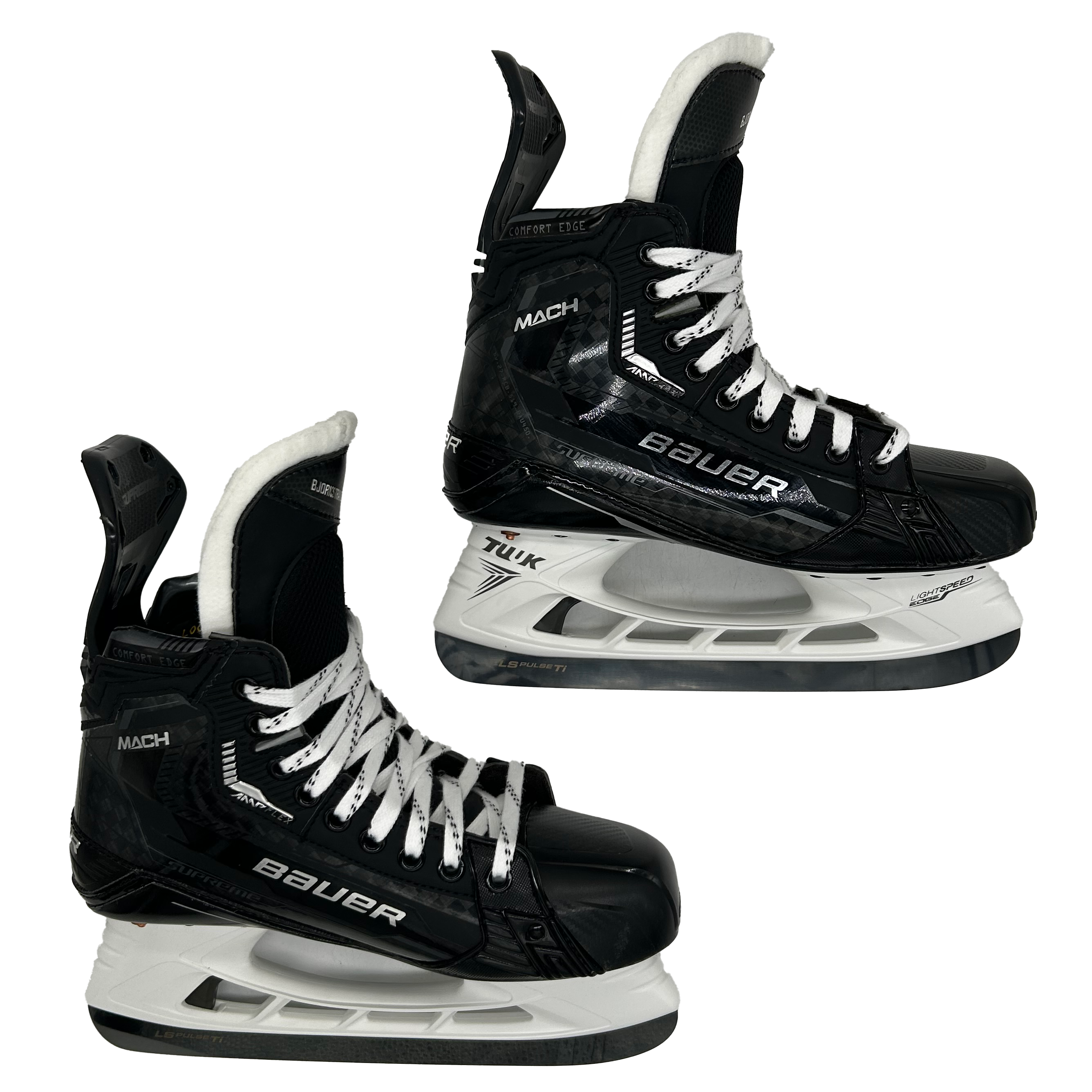 Bauer Supreme Mach - NHL Pro Stock Skates - Size L: 8.75 R: 8.875 - Oliver Bjorkstrand