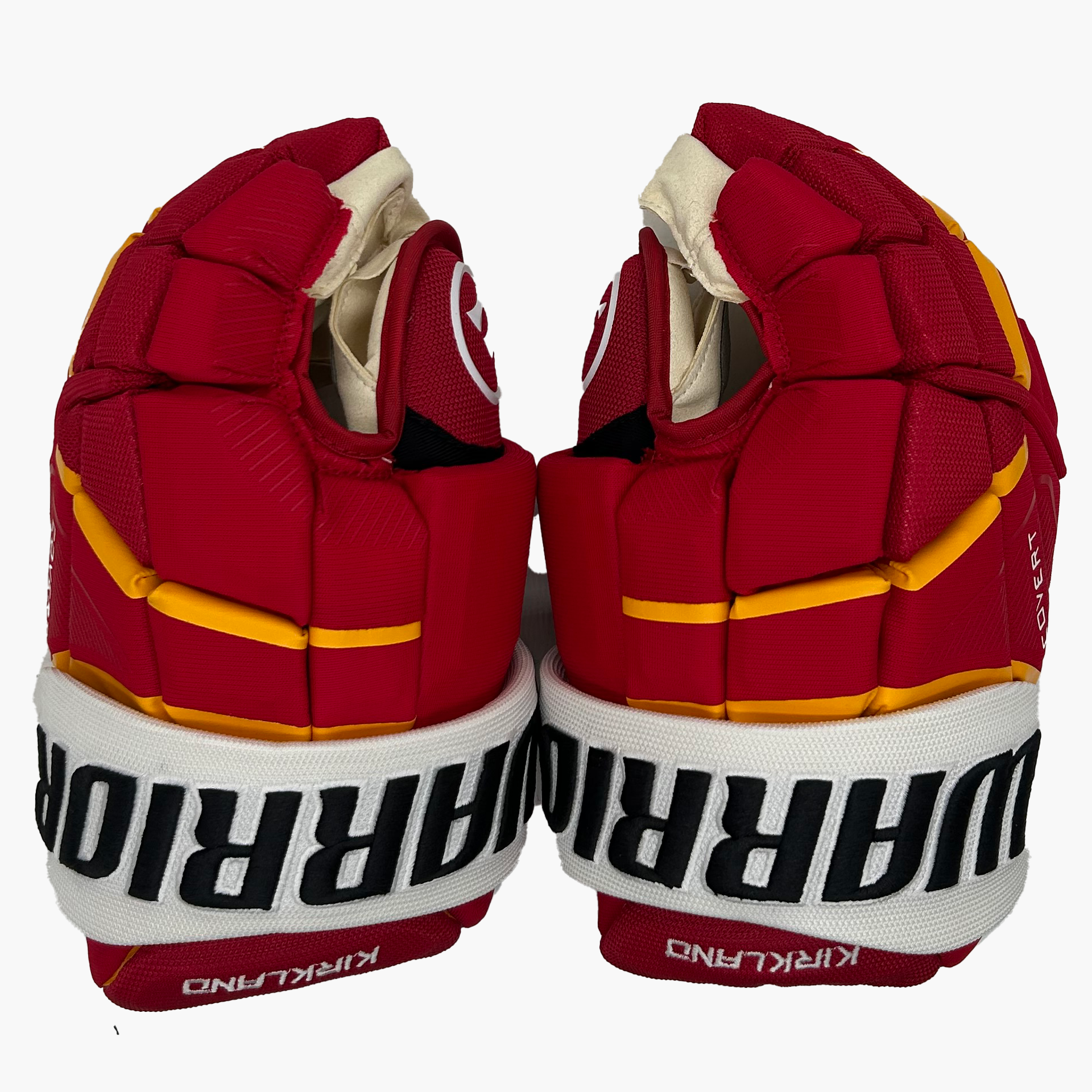 Warrior Covert QR6 Pro - NHL Pro Stock Glove - Justin Kirkland (Red/Yellow/White)