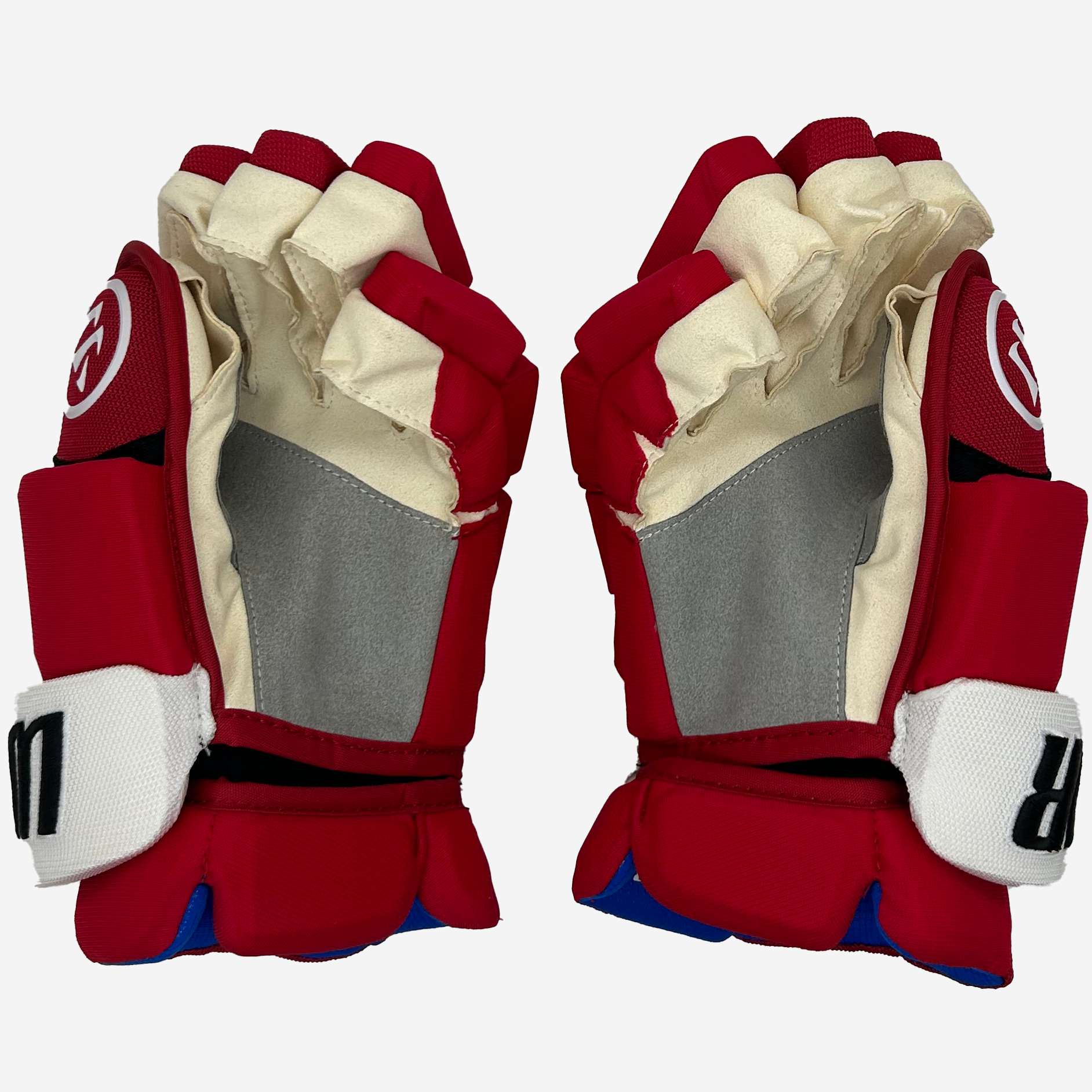 Warrior Covert QR6 Pro - NHL Pro Stock Glove - Justin Kirkland (Red/Yellow/White)