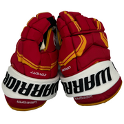 Warrior Covert QRE Pro - NHL Pro Stock Glove - MacKenzie Weegar (Red/Yellow/White)