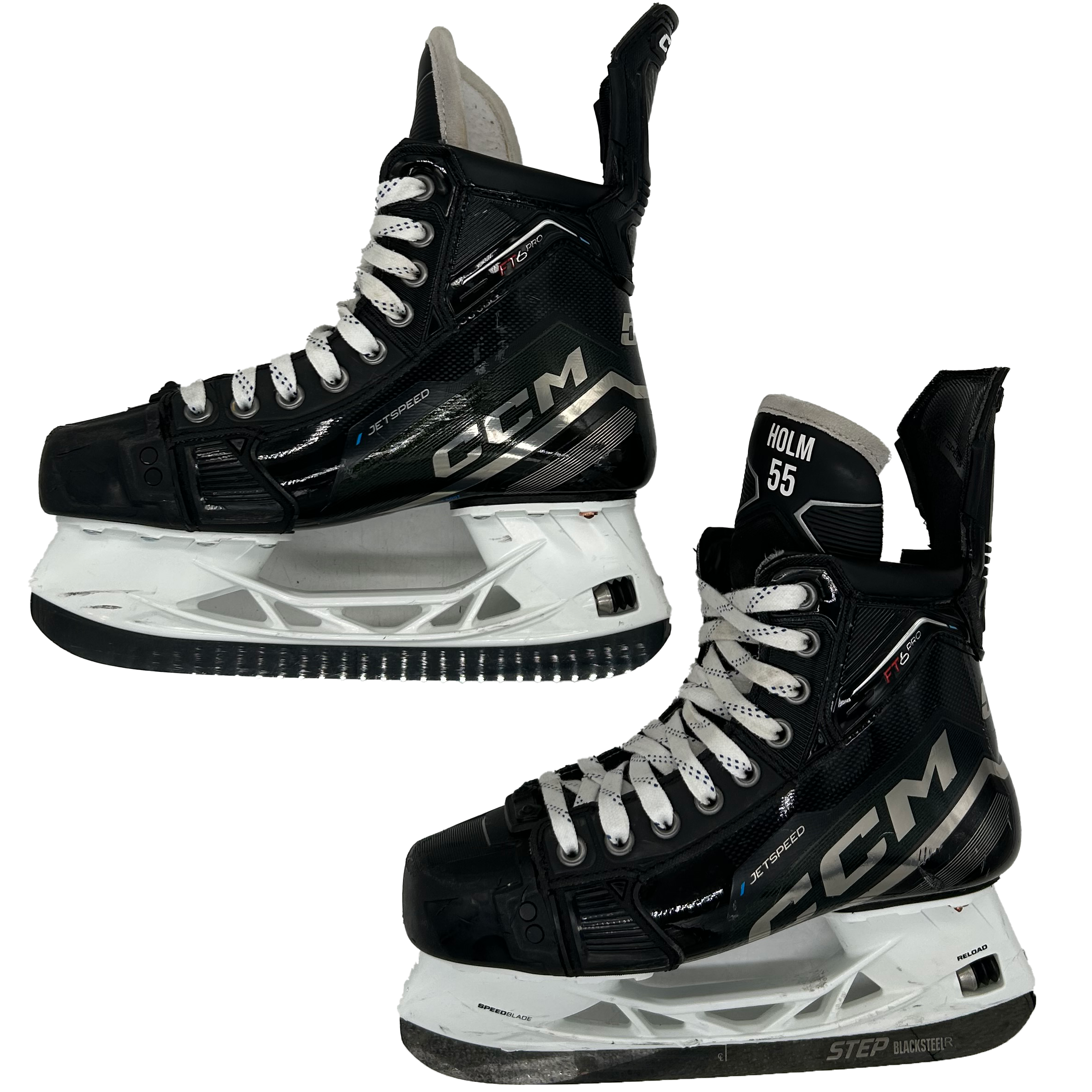 CCM Jetspeed FT6 Pro - Used Pro Stock Hockey Skates - Size 4.5D (Black)