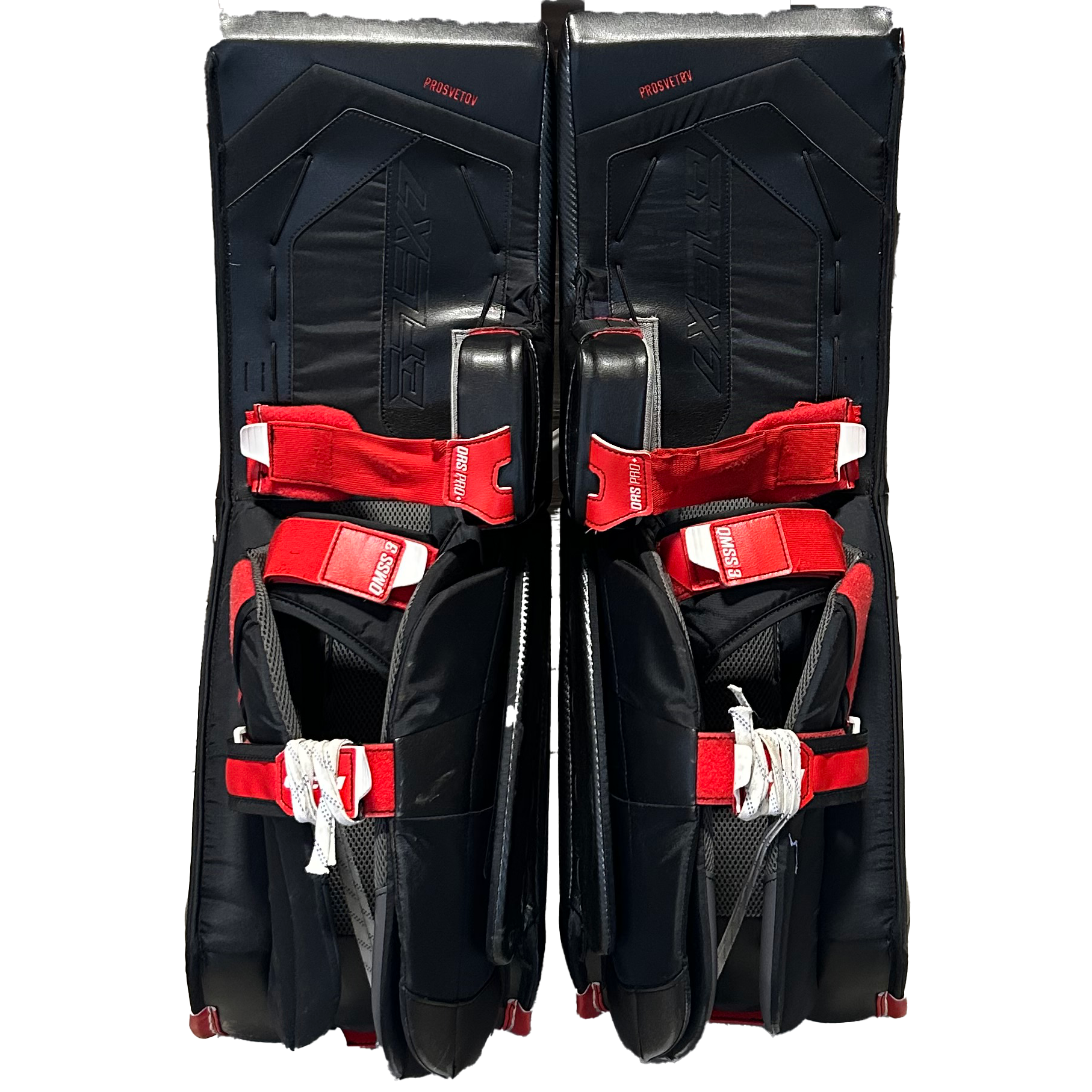 CCM Extreme Flex 7 Pro - Used Pro Stock Full Set (Black/Red/Yellow)