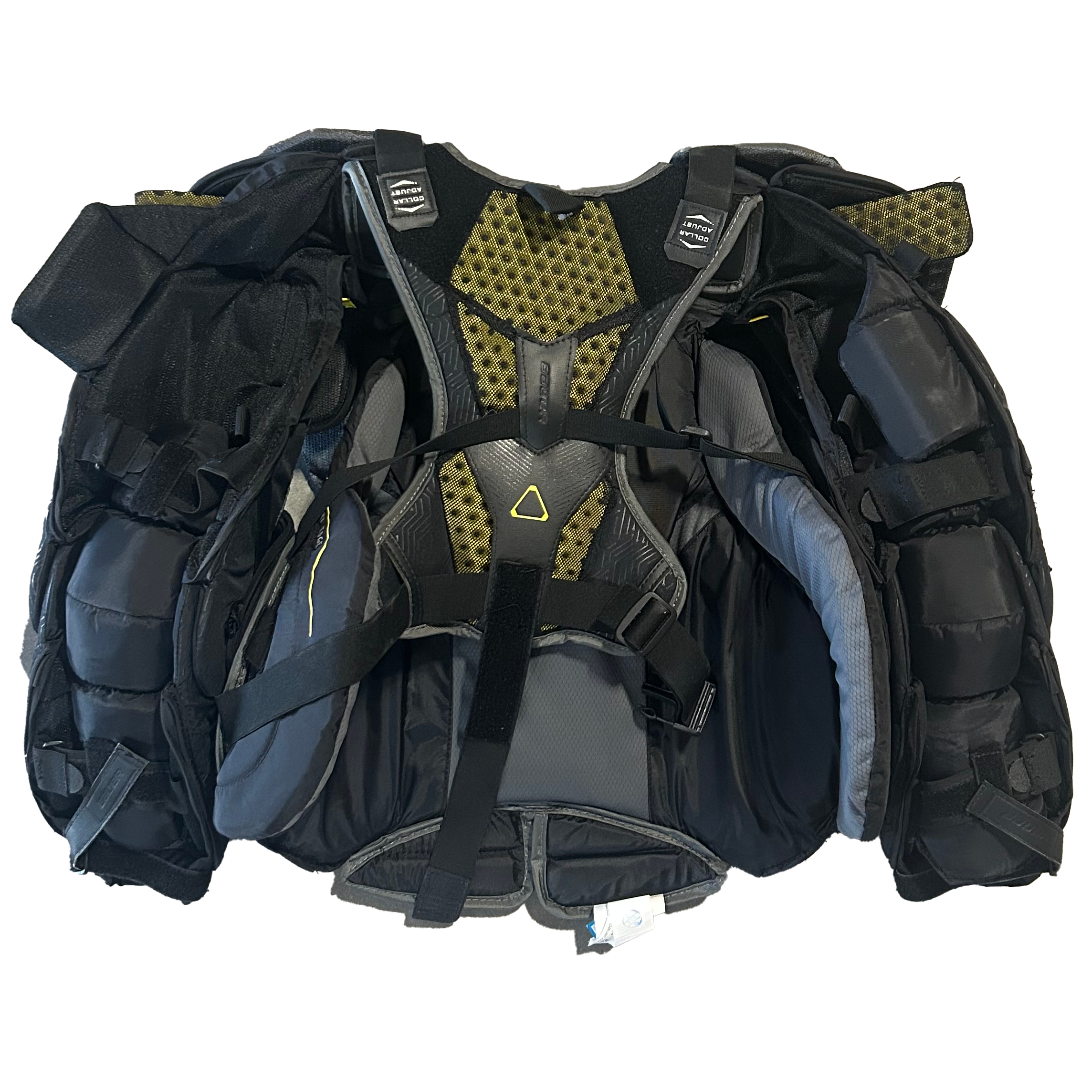 Bauer Supreme Mach - Used Pro Stock Goalie Chest Protector (Black/Grey)