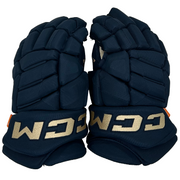 CCM HGJS - PWHL Pro Stock Glove - Montreal Victoires (Navy/Gold)