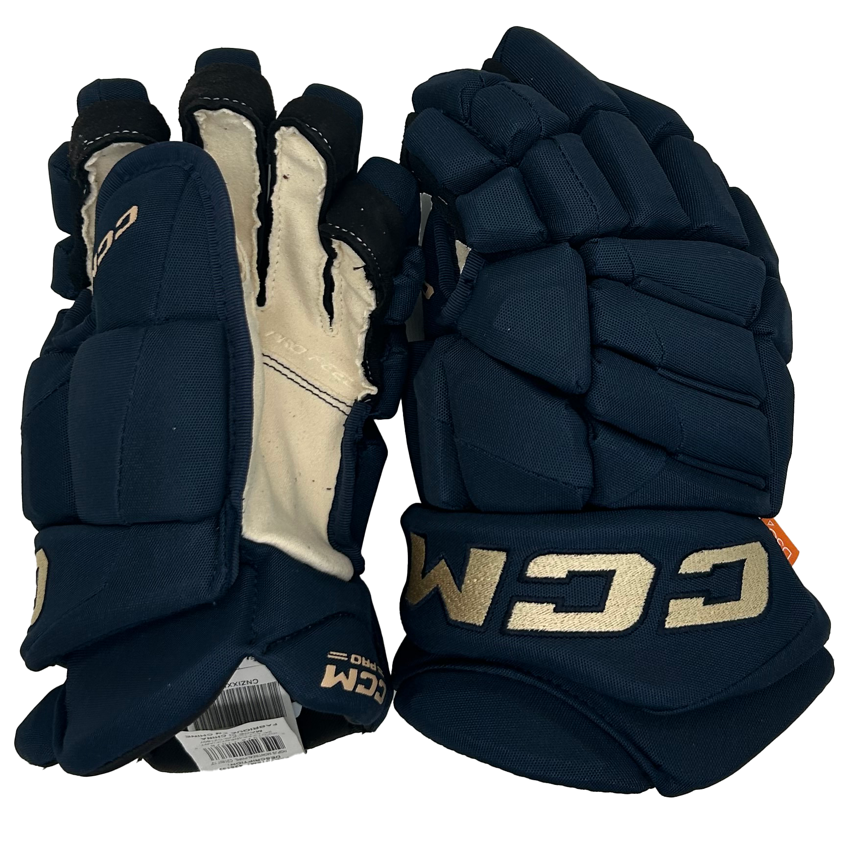 CCM HGJS - PWHL Pro Stock Glove - Montreal Victoires (Navy/Gold)