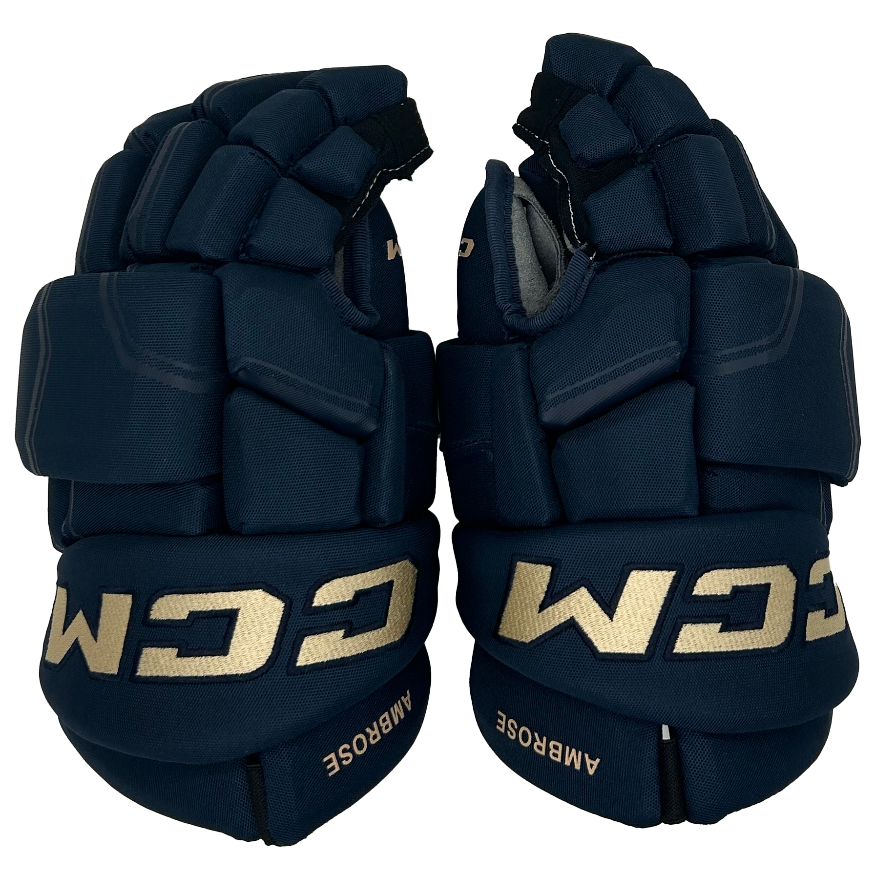 CCM HGQLPP - PWHL Pro Stock Glove - Erin Ambrose (Navy/Gold)