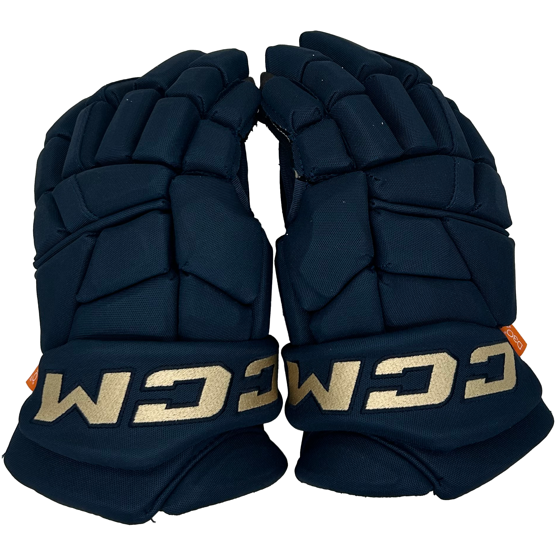 CCM Jetspeed FTW - PWHL Pro Stock Glove - Montreal Victoires (Navy/Gold)