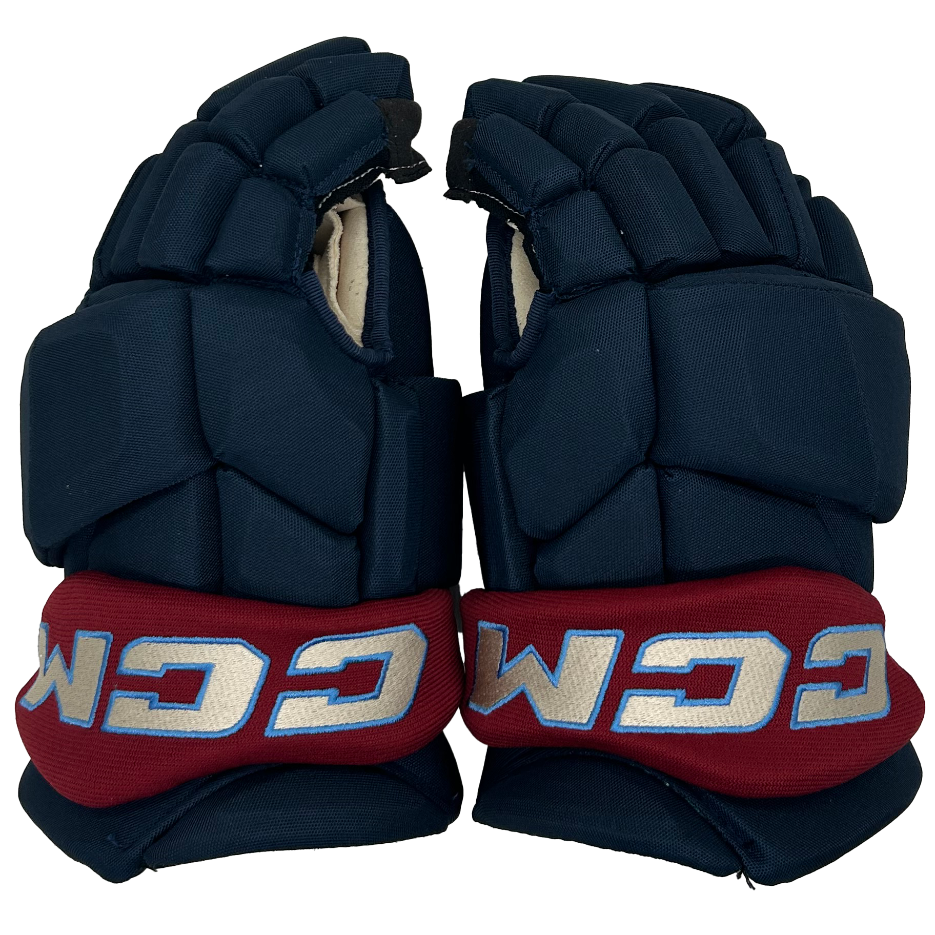 CCM Jetspeed FTW - PWHL Pro Stock Glove - Montreal Victoires (Navy/Maroon)