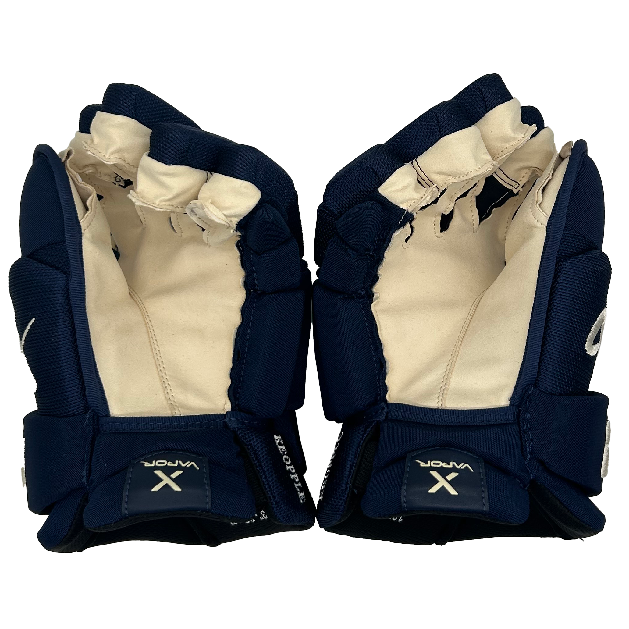 Bauer Vapor Hyperlite - PWHL Pro Stock Glove - Montreal Victoires (Navy/Gold)