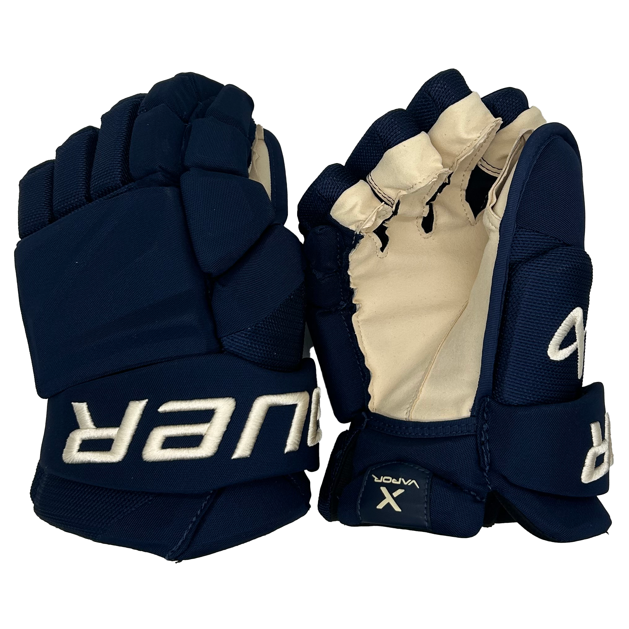 Bauer Vapor Hyperlite - PWHL Pro Stock Glove - Montreal Victoires (Navy/Gold)