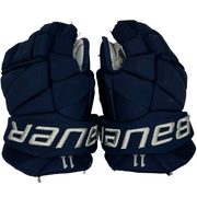Bauer Vapor Hyperlite - Used NCAA Pro Stock Hockey Glove (Navy)
