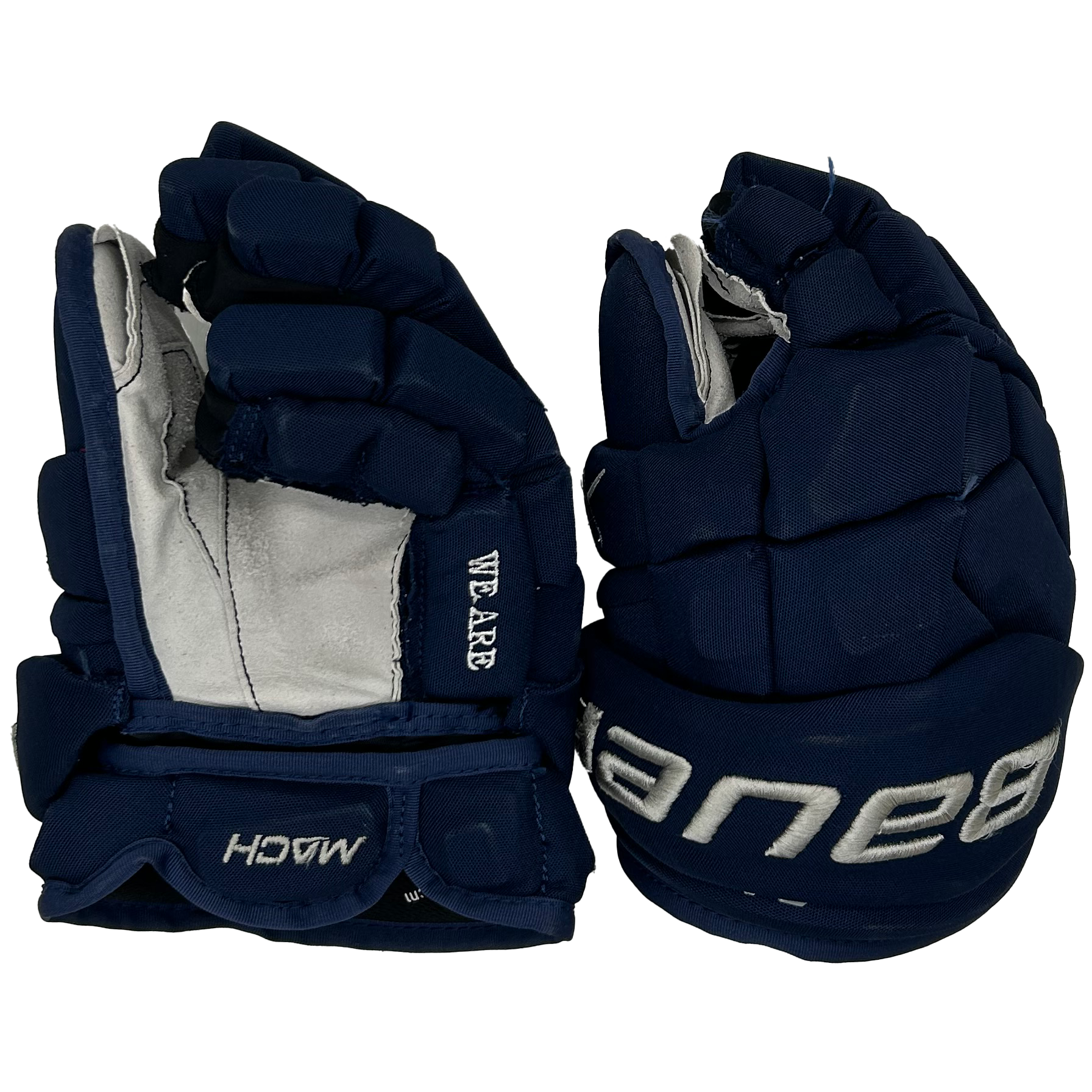 Bauer Supreme Mach - Used NCAA Pro Stock Glove (Navy)