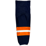 NHL - Used Adidas Pro Stock Hockey Socks - 2022-23 Reverse Retro New York Islanders (Navy/Orange/White)