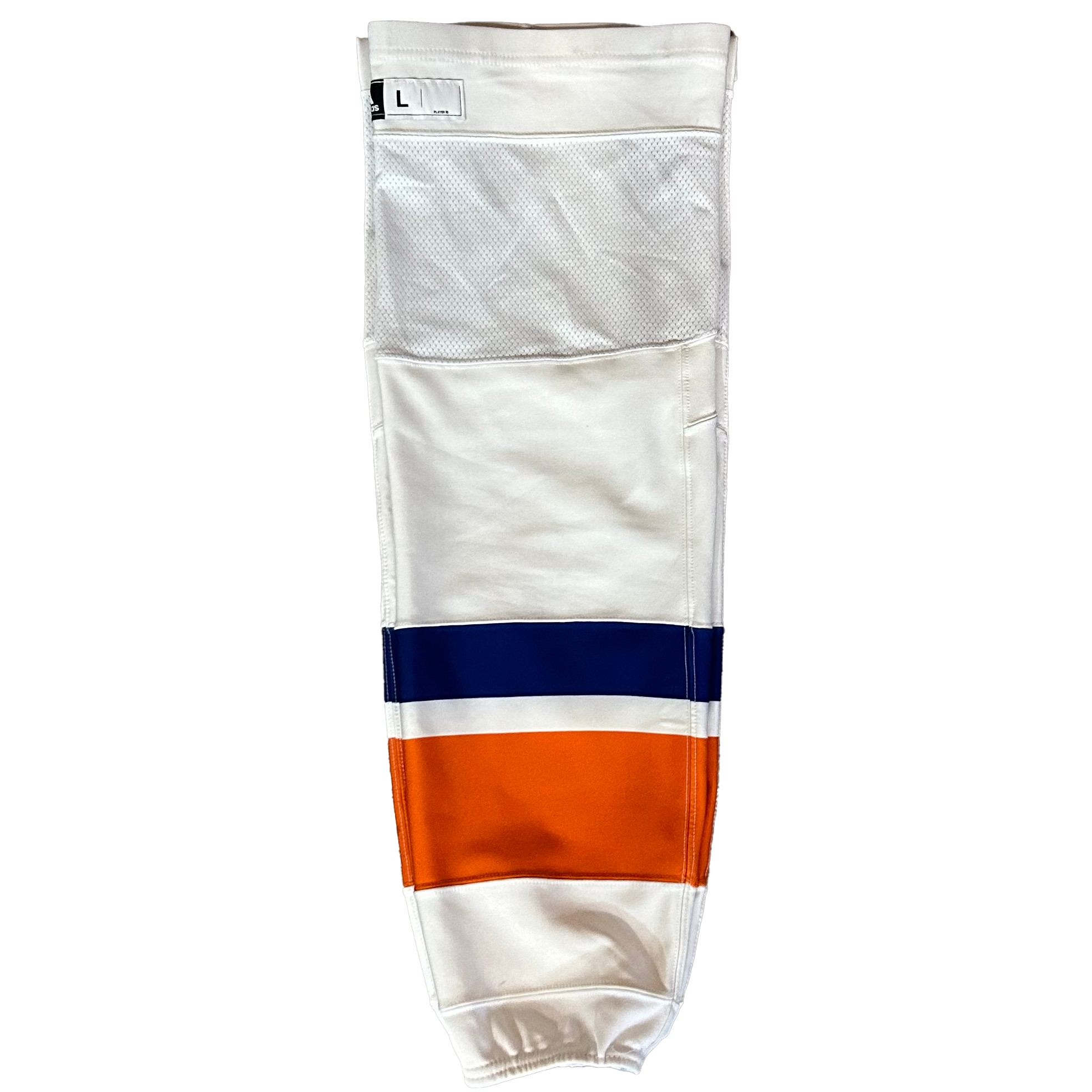 NHL - Adidas Pro Stock Hockey Socks - New York Islanders (White/Orange/Blue)
