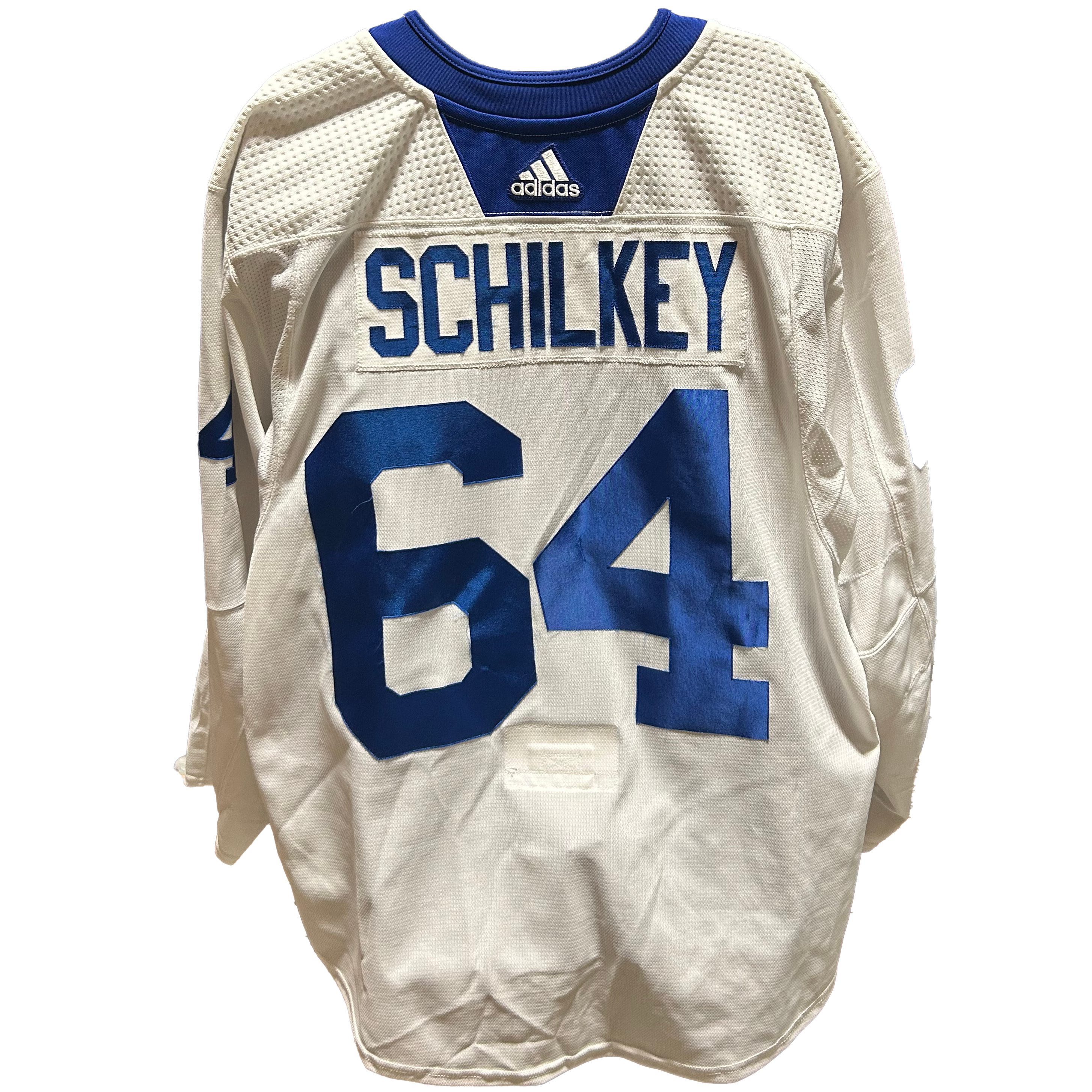NHL - Used New York Islanders Adidas Practice Jersey With Namebars (White)