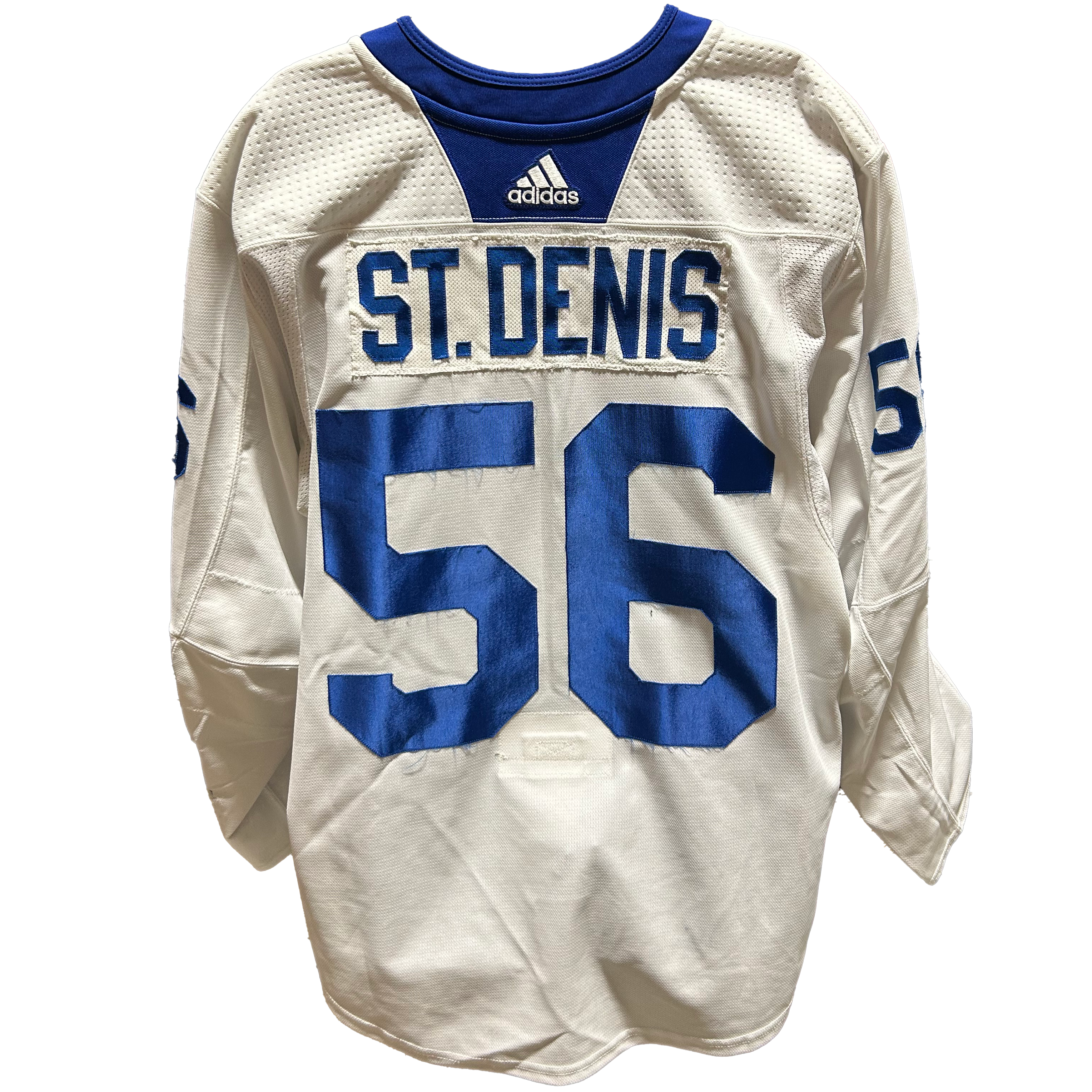 NHL - Used New York Islanders Adidas Practice Jersey With Namebars (White)