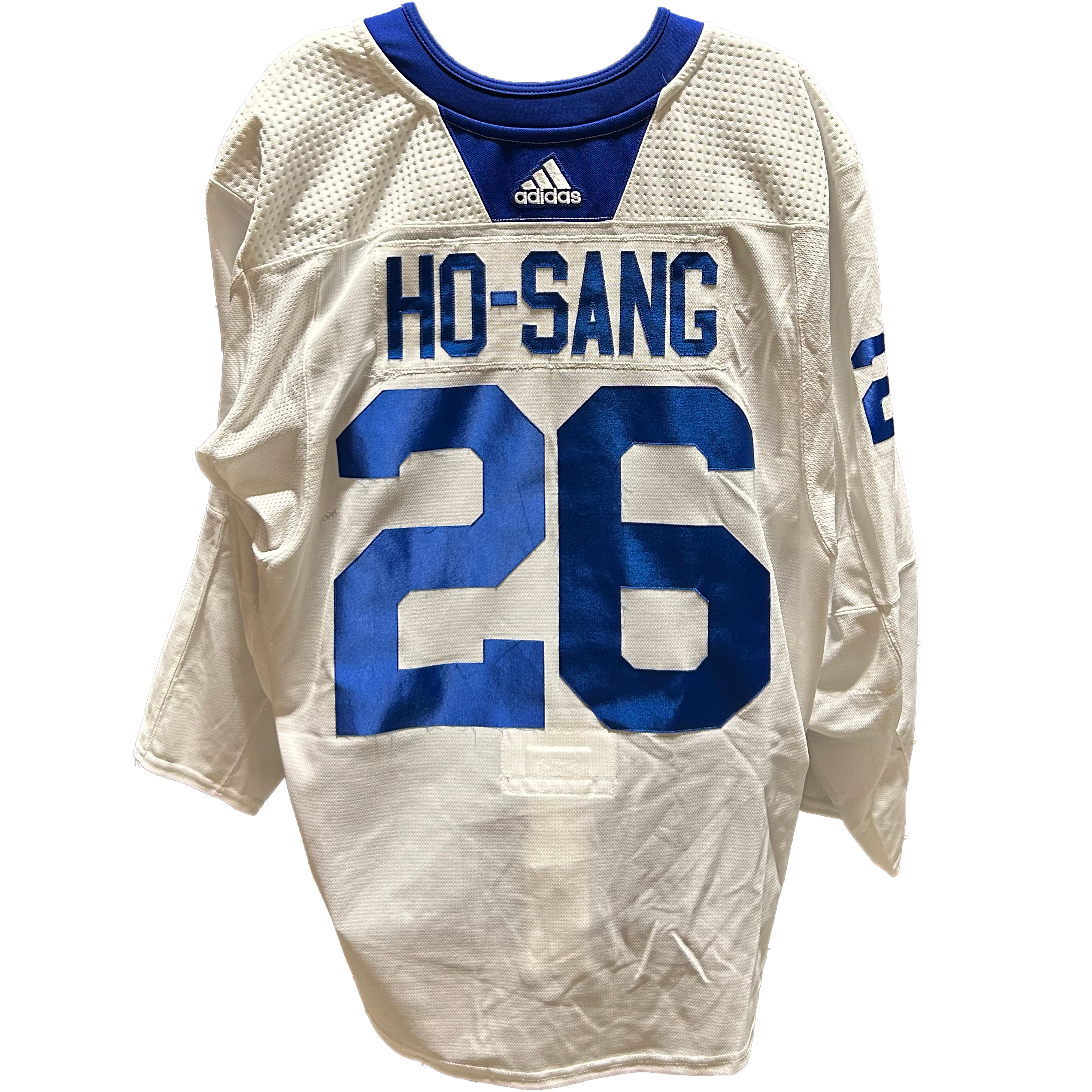 NHL - Used New York Islanders Adidas Practice Jersey With Namebars (White)