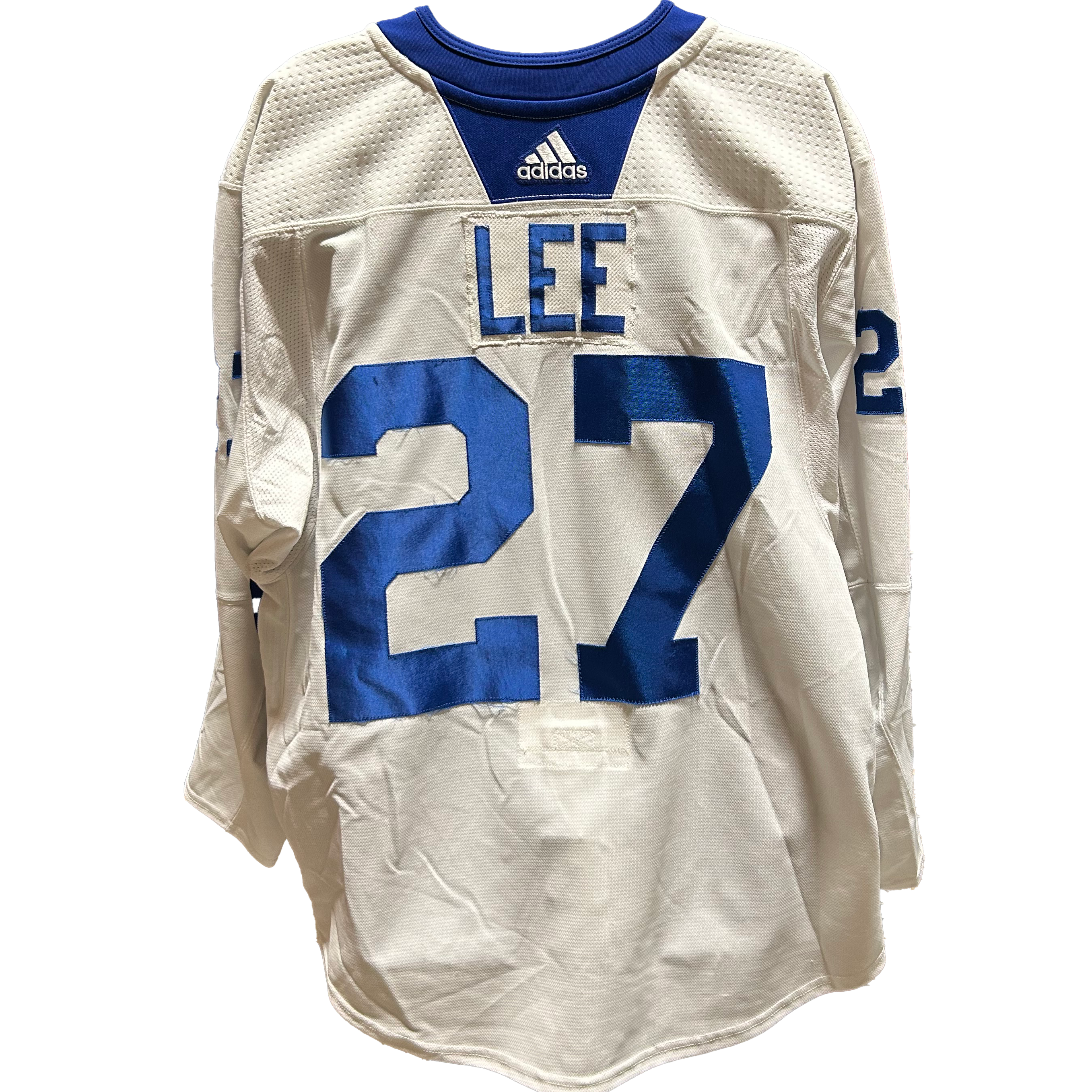 NHL - Used New York Islanders Adidas Practice Jersey With Namebars (White)