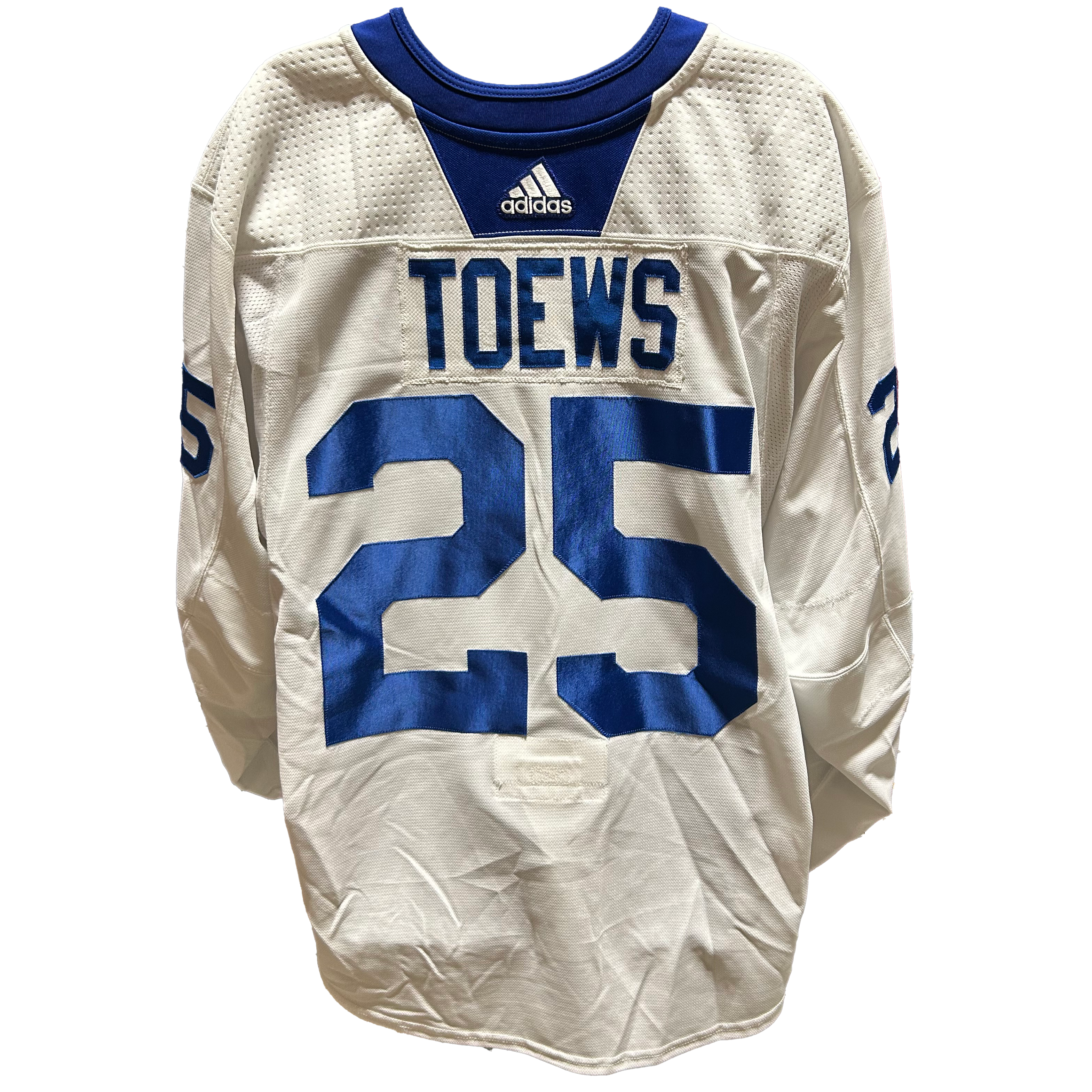 NHL - Used New York Islanders Adidas Practice Jersey With Namebars (White)
