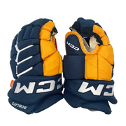CCM HGPJSXP - Intermediate Pro Stock Glove (Navy/Yellow)