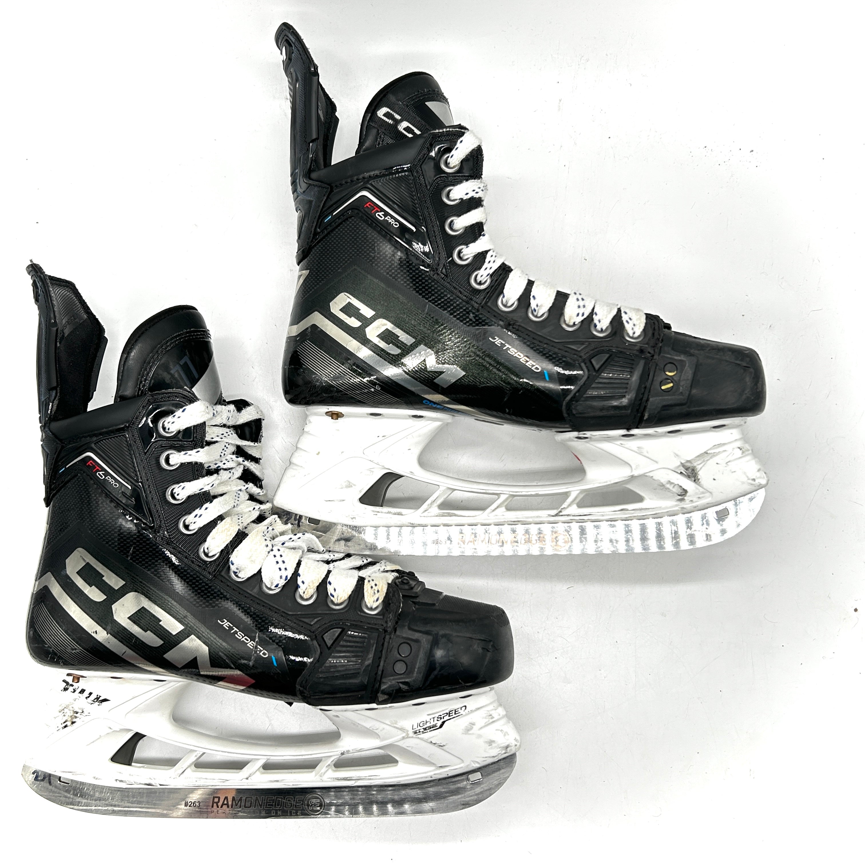 CCM Jetspeed FT6 Pro - Used NHL Pro Stock Skates - Tony De Angelo - Size 7.5