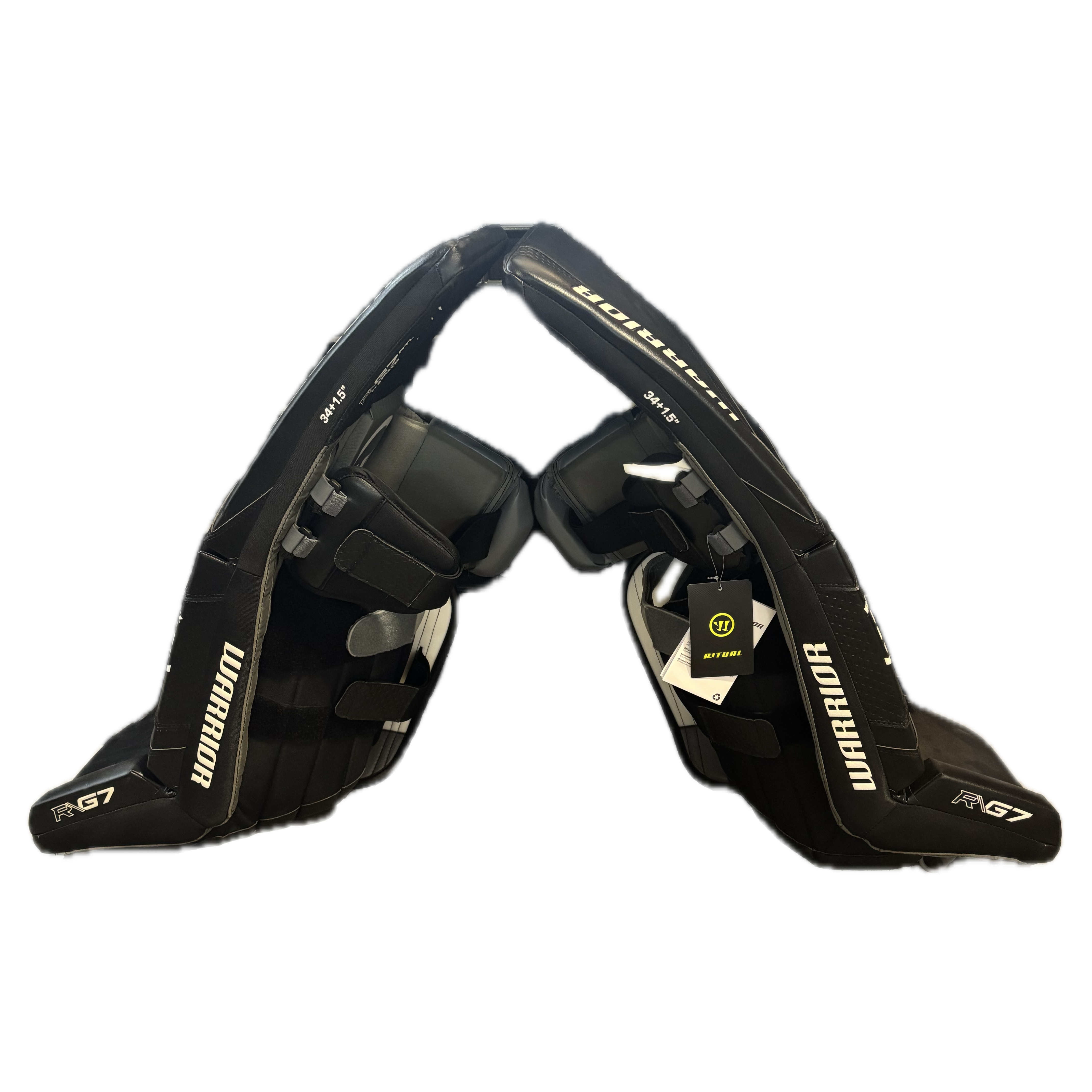 Warrior RG7 RTL - New Goalie Pad Set (Black)