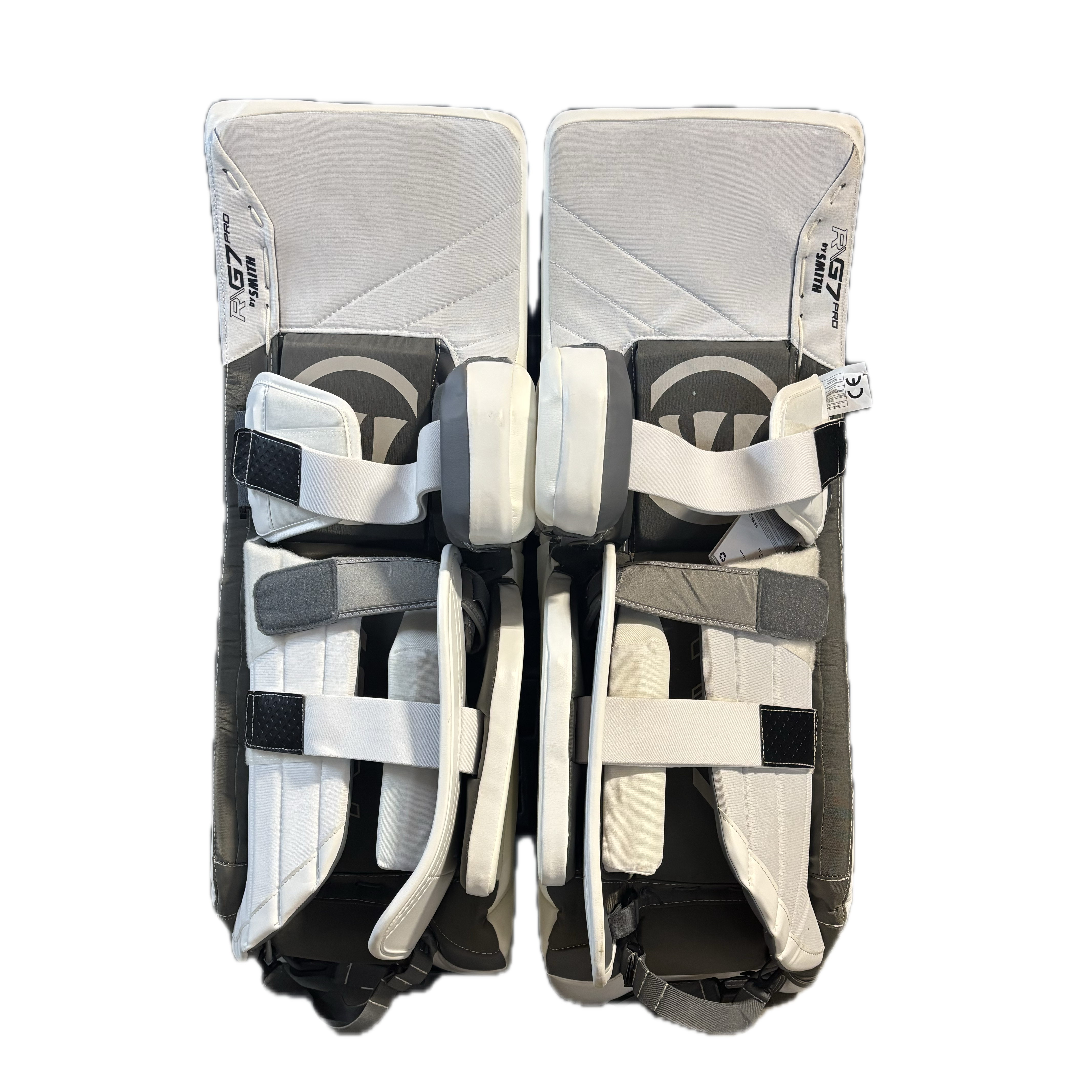 Warrior RG7 Pro - New Goalie Pad Set (White/Red/Black)