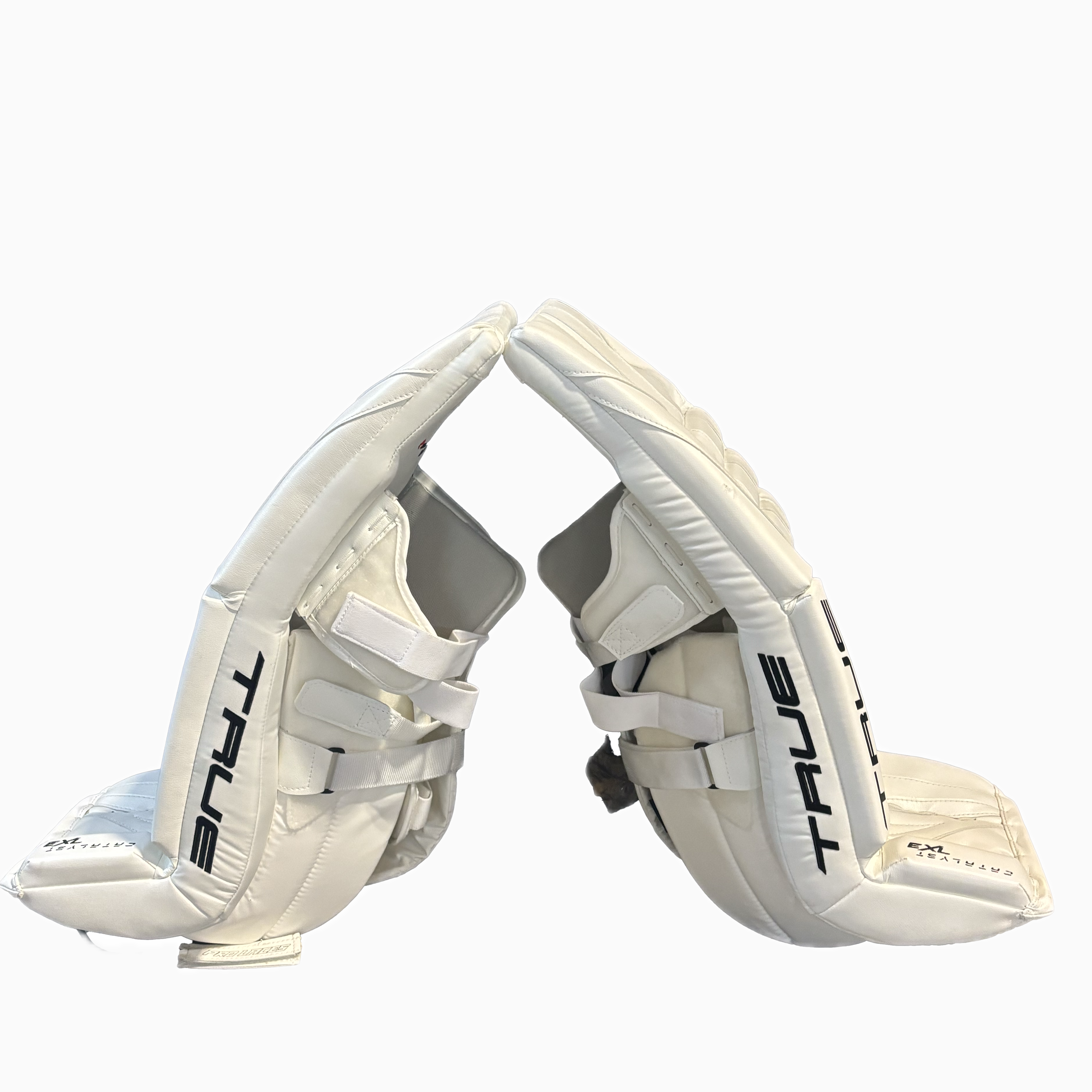 True Catalyst 7X3 - New Goalie Pad Set - Intermediate (White)