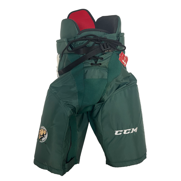 CCM HPWMP 2 Women's NCAA Pro Stock Hockey Pant (Green/White