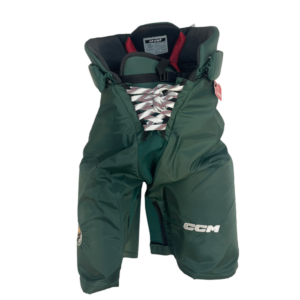 CCM HPWMP Women's NCAA Pro Stock Hockey Pant (Green/White
