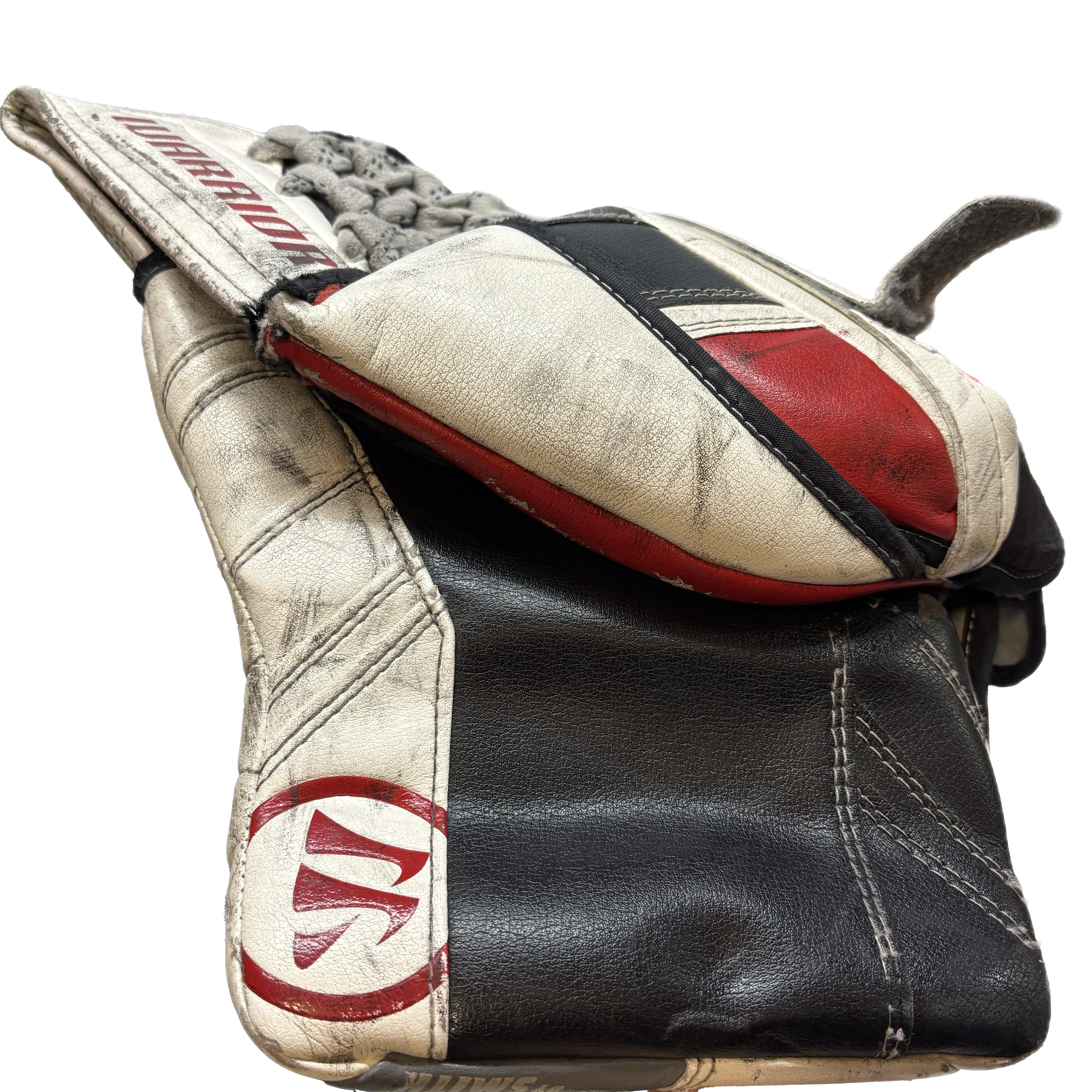 Warrior Ritual G3 Pro - Used Senior Goalie Glove (White/Black/Red)
