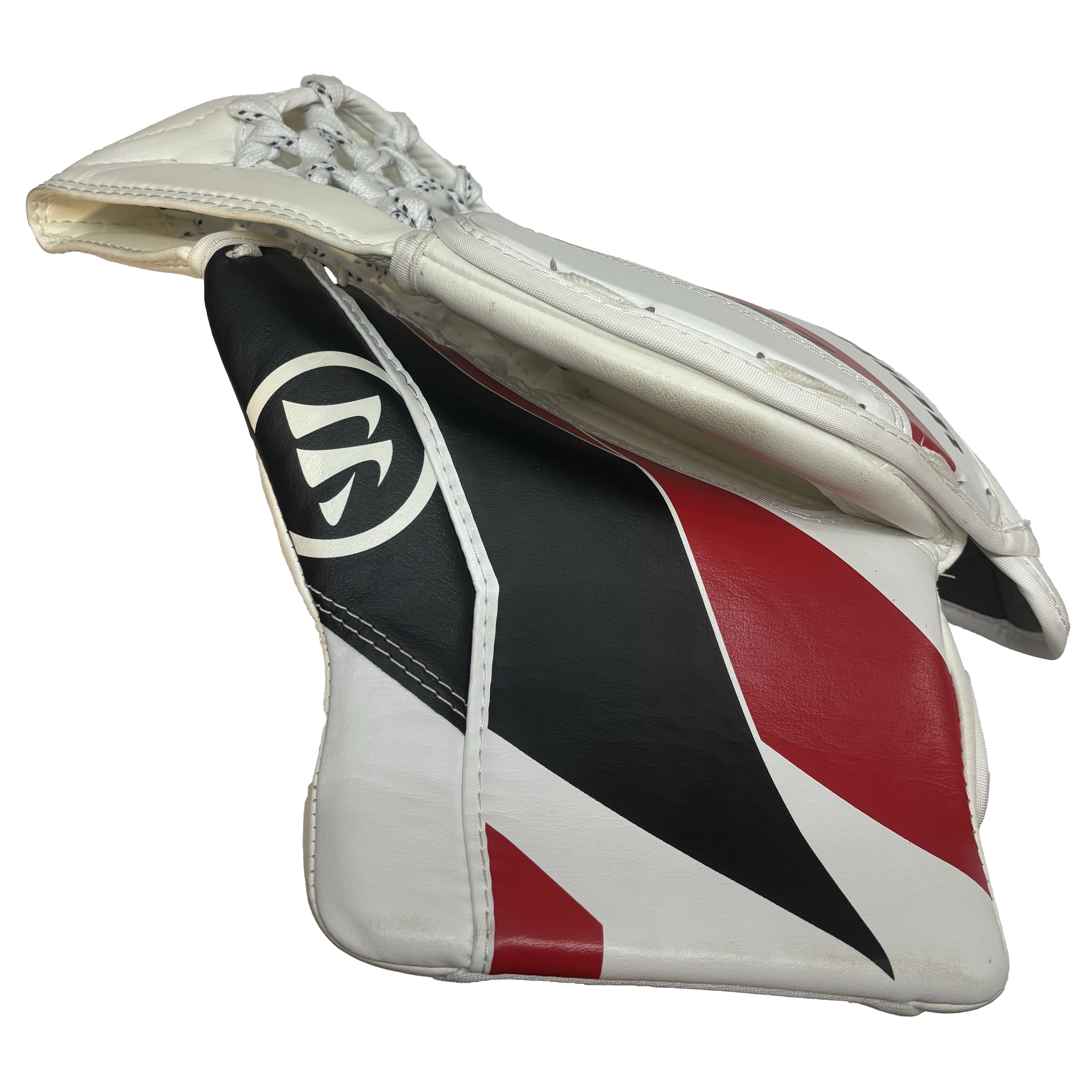 Warrior RG7 - New Goalie Glove - Junior (White/Black/Red)