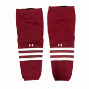 NCAA - Used Under Armour Hockey Socks (Maroon/White)