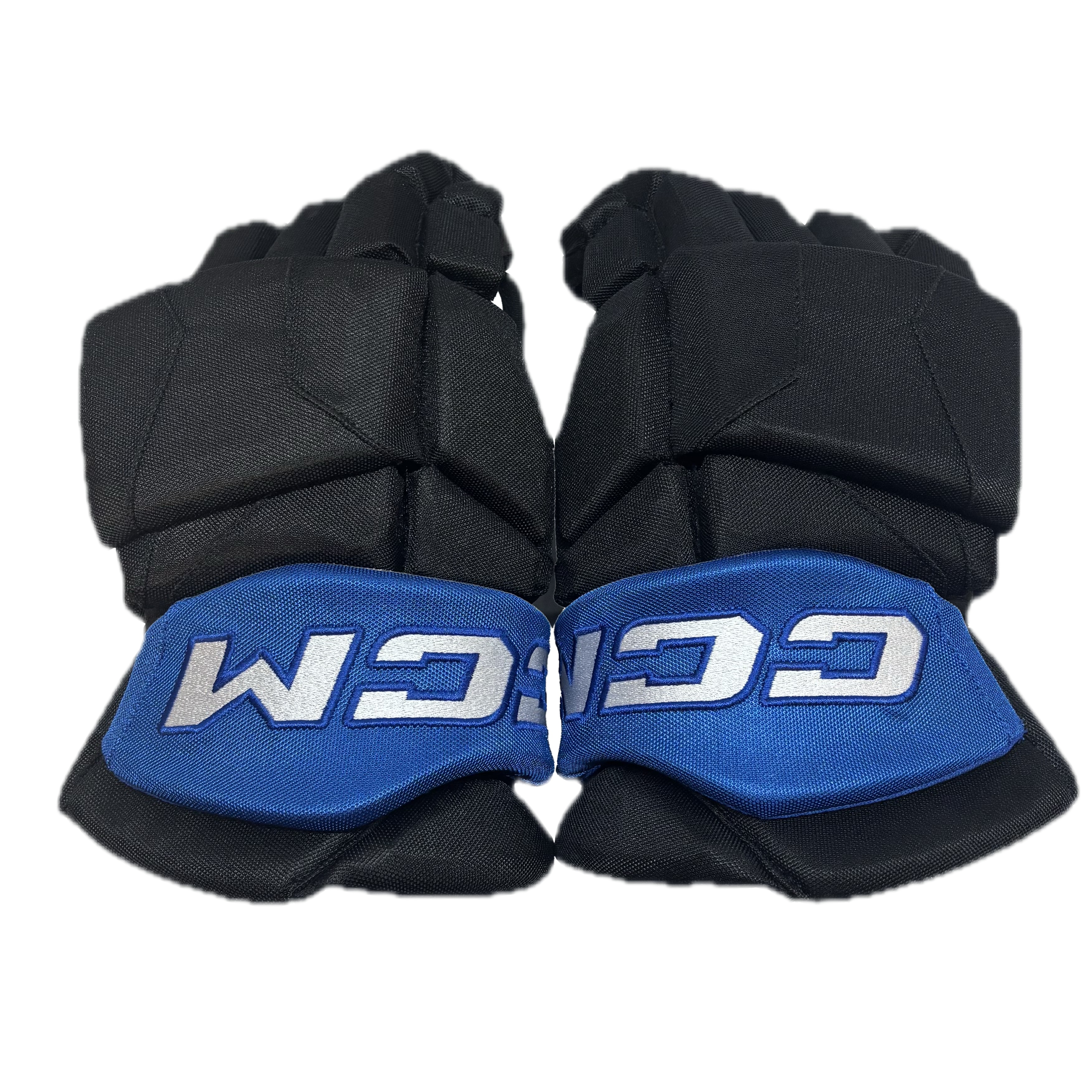 CCM HGJSPP - QMJHL Pro Stock Hockey Glove (Black/Blue)
