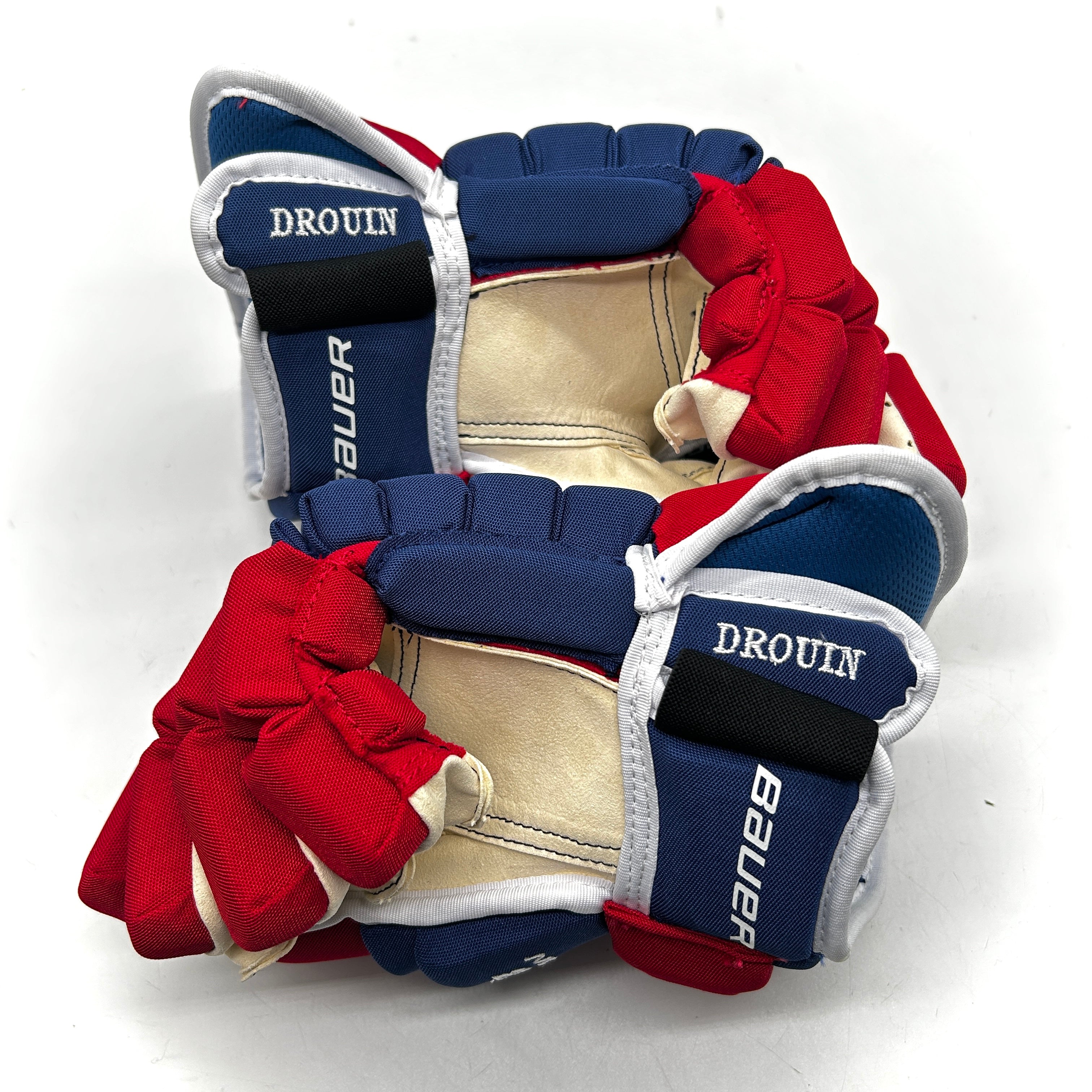 Bauer Nexus 2N - NHL Pro Stock Gloves - Jonathan Drouin (Blue/Red/White)