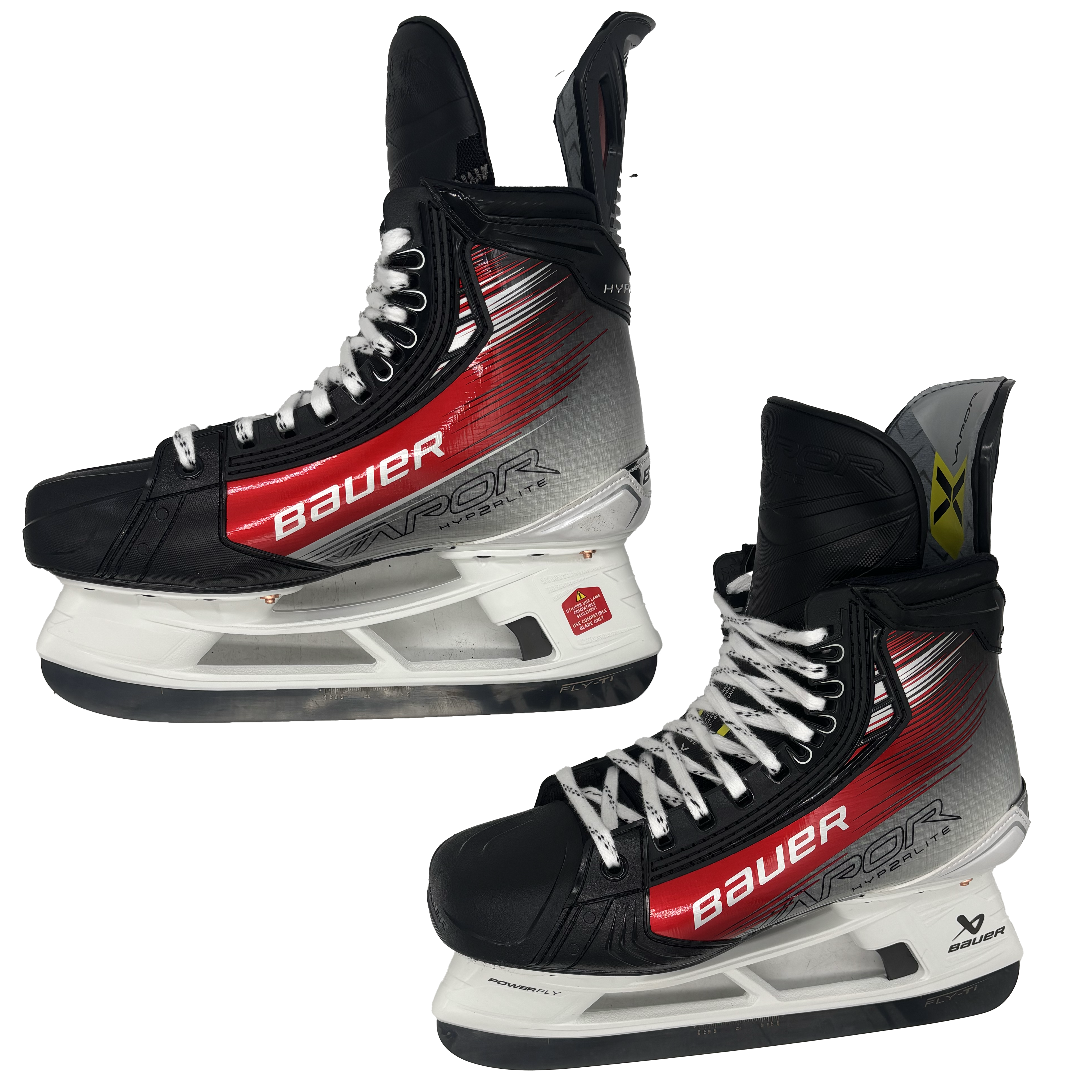 Bauer Vapor Hyperlite 2 - NCAA Pro Stock Hockey Skates - Size 8E (Red)