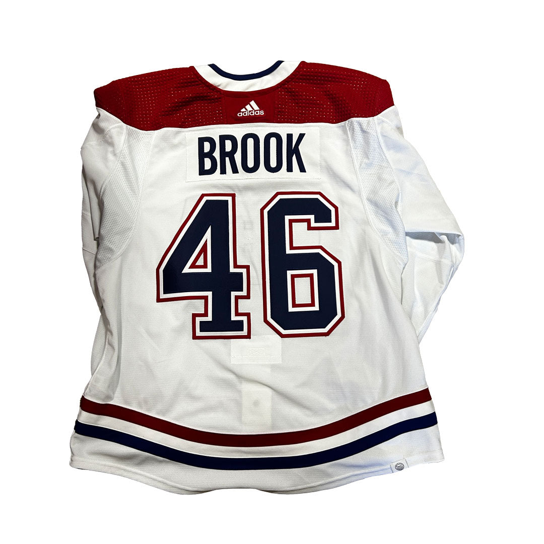 NHL - Montreal Canadiens Used Adidas Game Jersey (White)