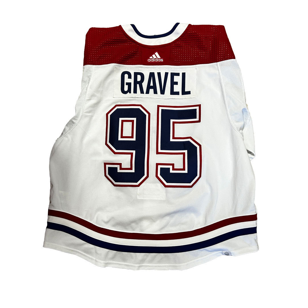 NHL - Montreal Canadiens Used Adidas Game Jersey (White)