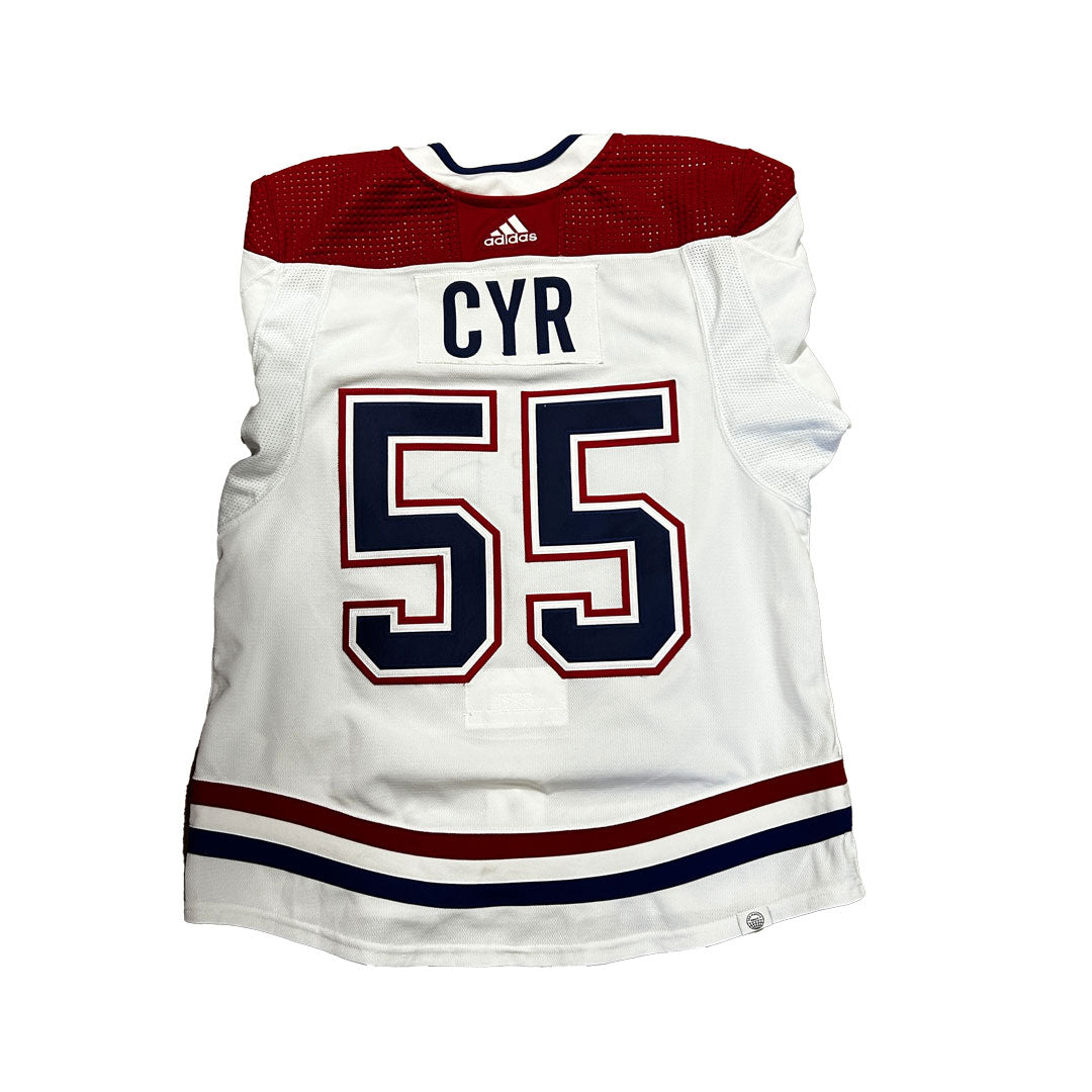 NHL - Montreal Canadiens Used Adidas Game Jersey (White)