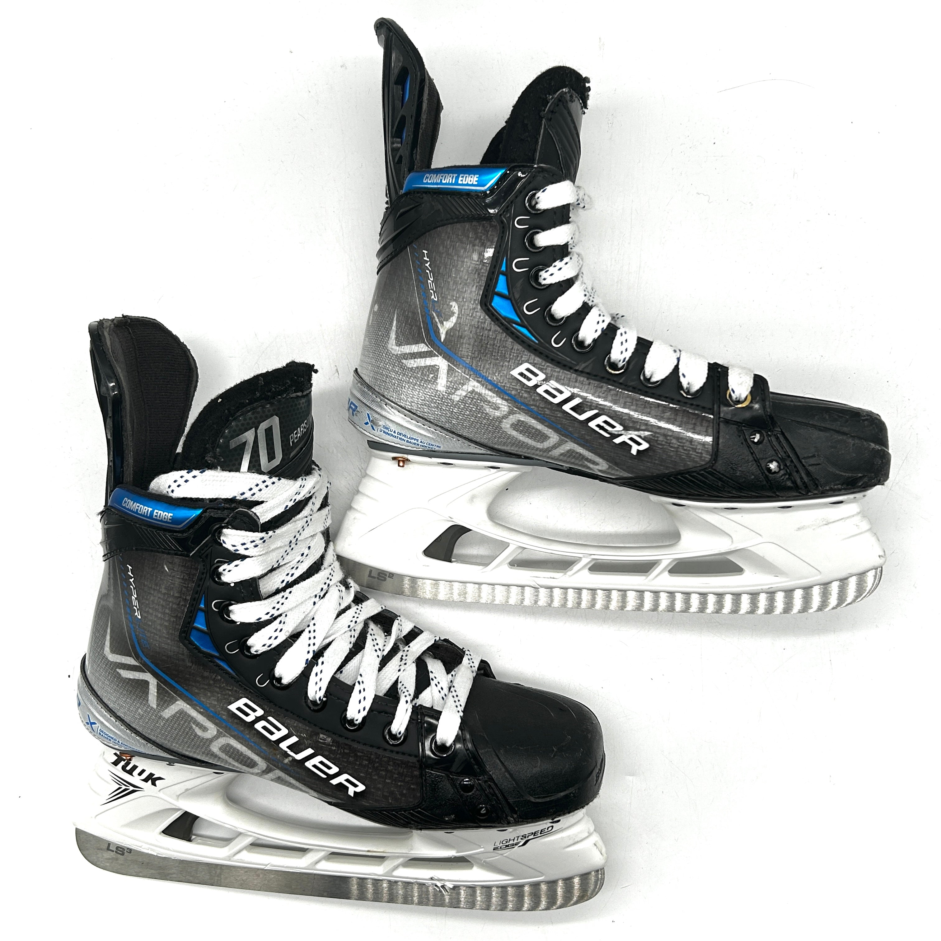 Bauer Vapor Hyperlite  - Used NHL Pro Stock Skates - Tanner Pearson - Size 7.5