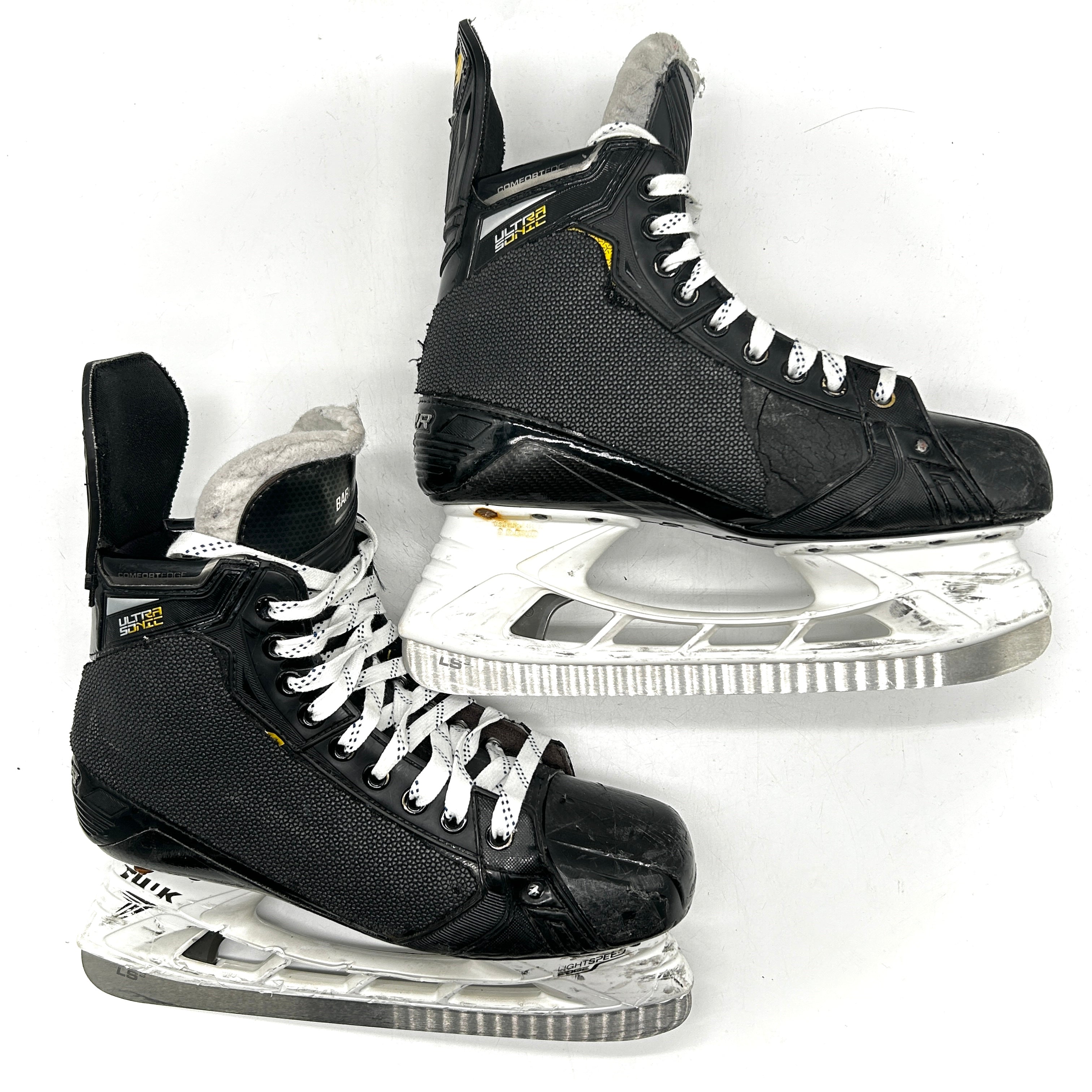 Bauer Supreme Ultrasonic - Used NHL Pro Stock Skates - Justin Barron - Size 8.5