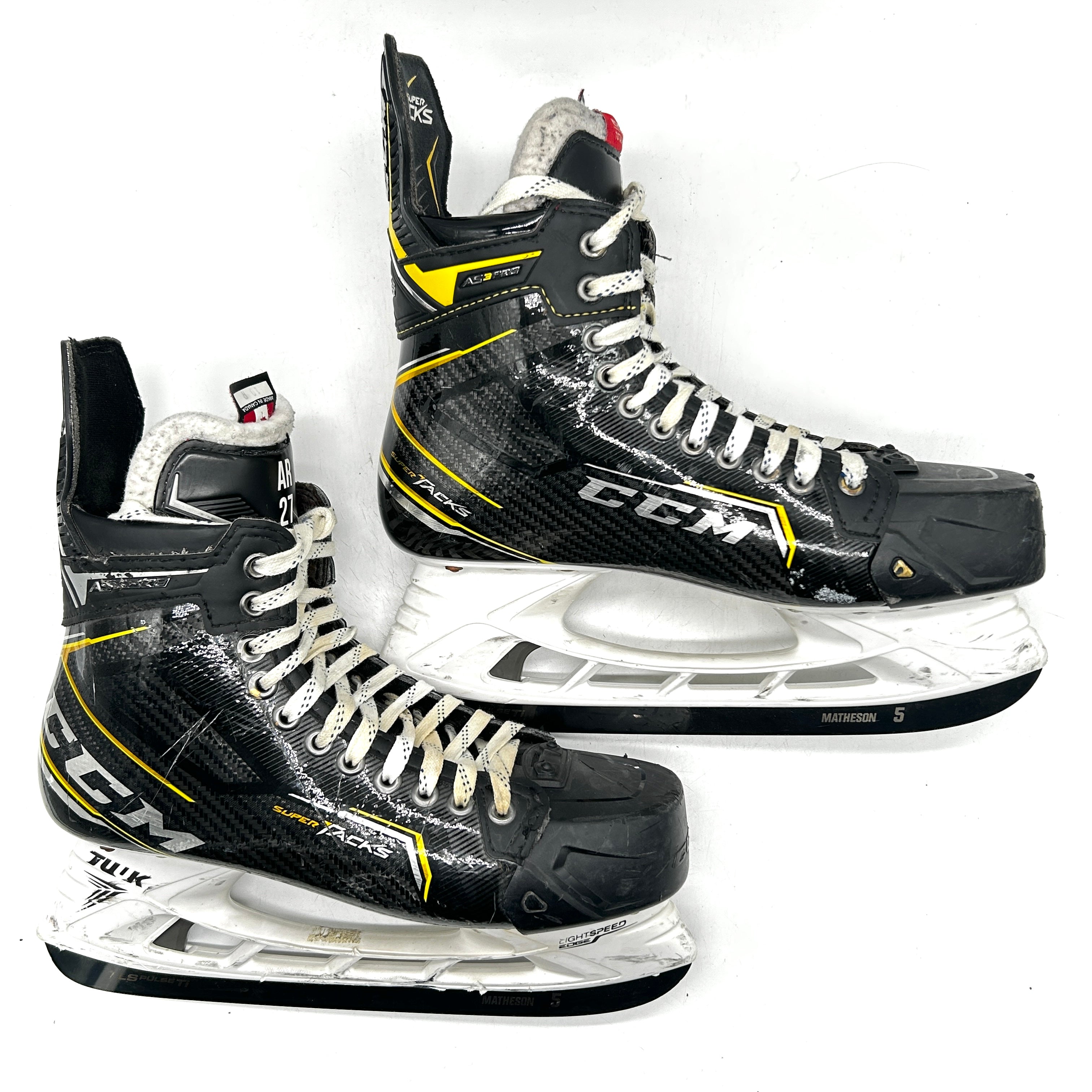 CCM Super Tacks AS3 Pro - Used NHL Pro Stock Skates - Alexander Romanov - Size 10R