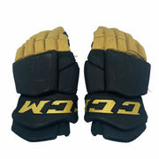 CCM HGTKPP - Used NHL Pro Stock Hockey Glove - Vegas Golden Knights (Black/Gold)