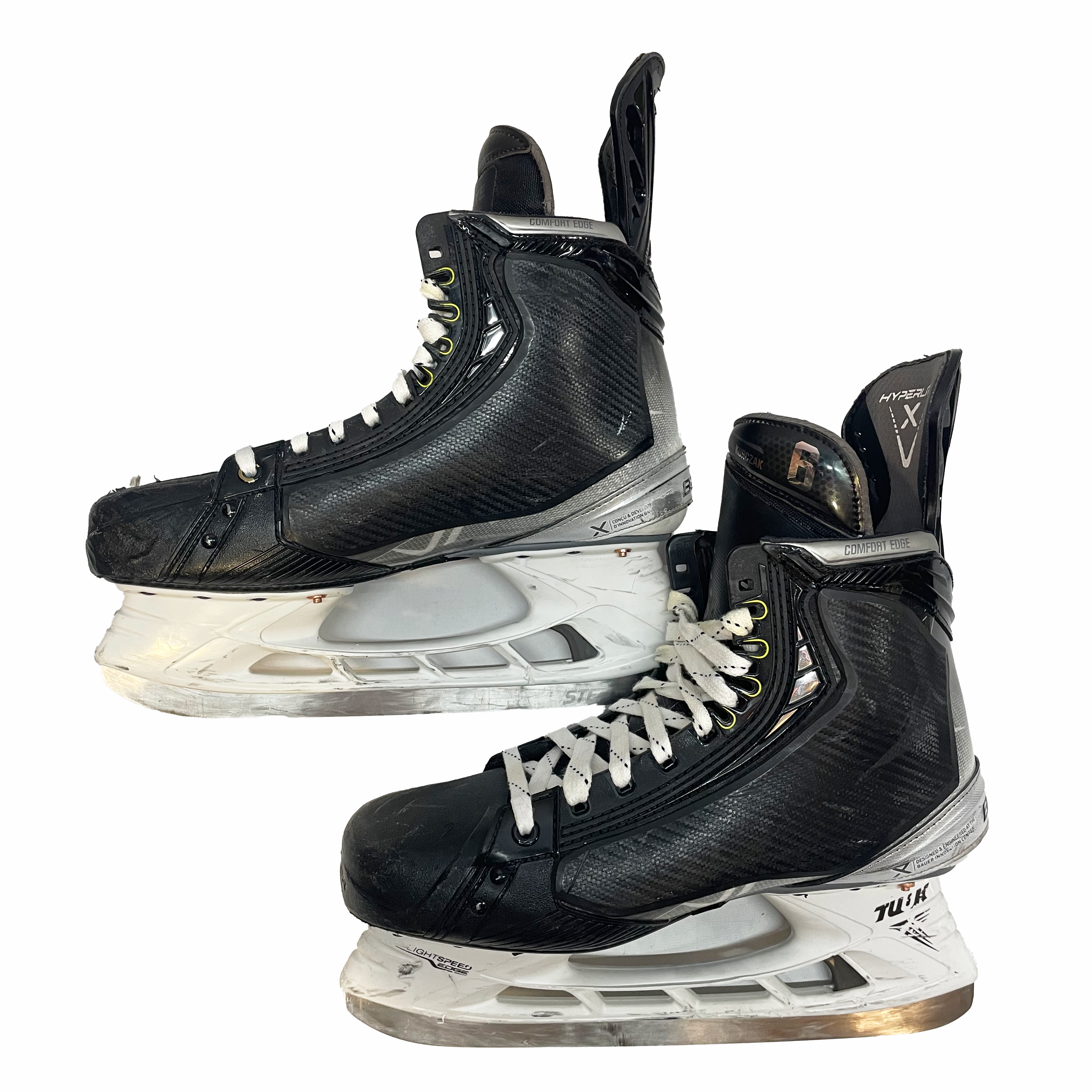 Bauer Vapor Hyperlite - Used Pro Stock Hockey Skate with Shot Blockers - Size 10E