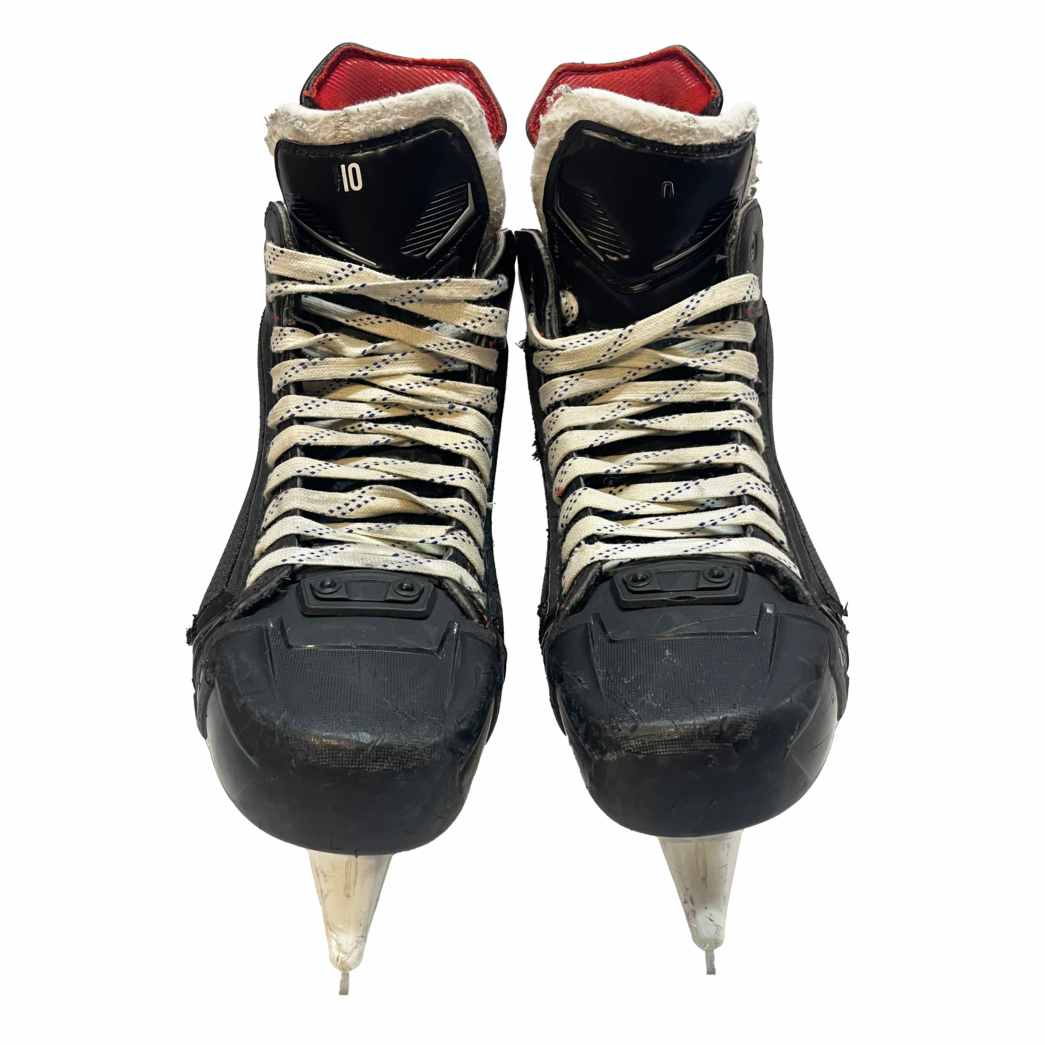 CCM Jetspeed FT4 Pro - Used Pro Stock Hockey Skates with Shot Blockers - Size 8R