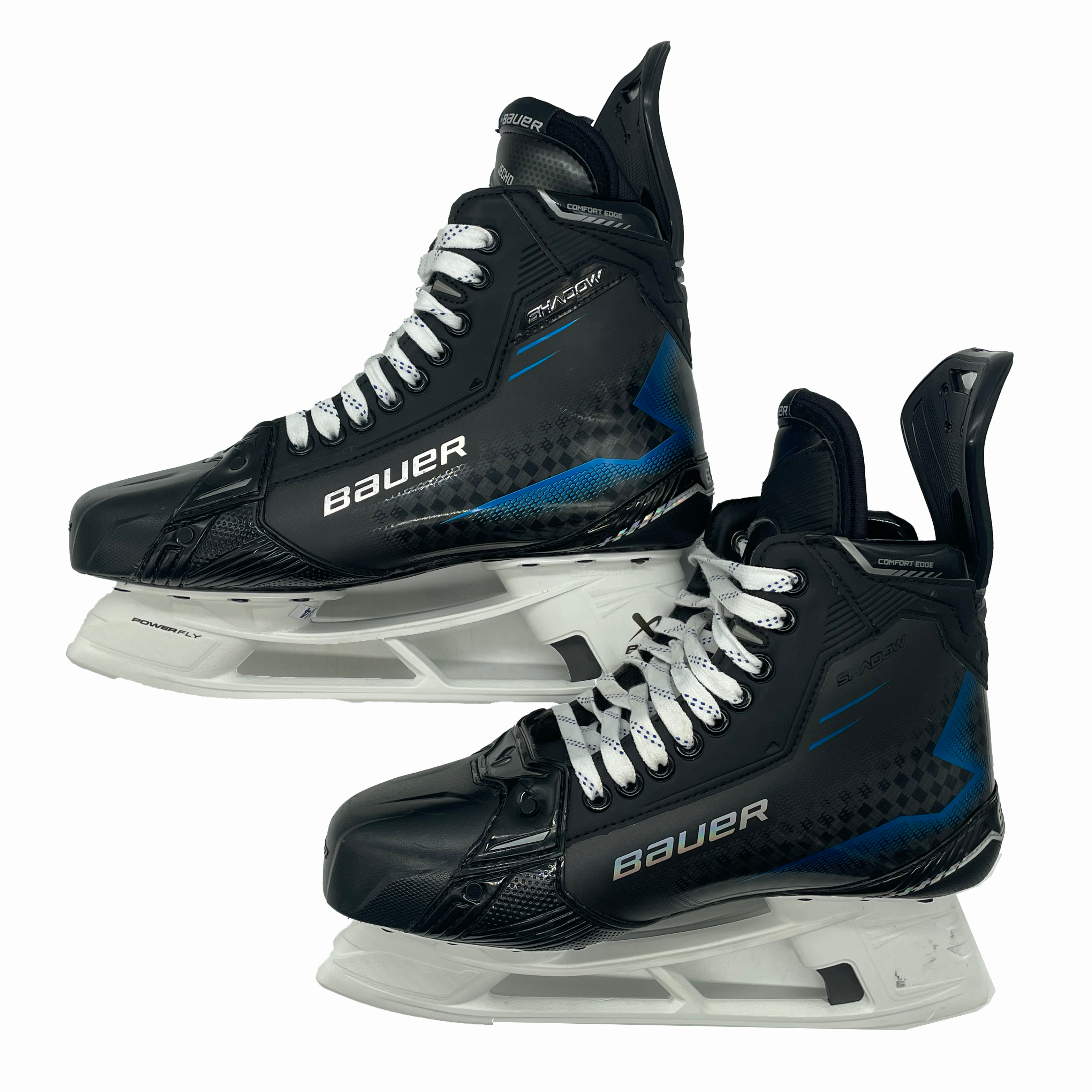 Bauer Supreme Shadow - Pro Stock Hockey Skates - Size 10E (Blue)