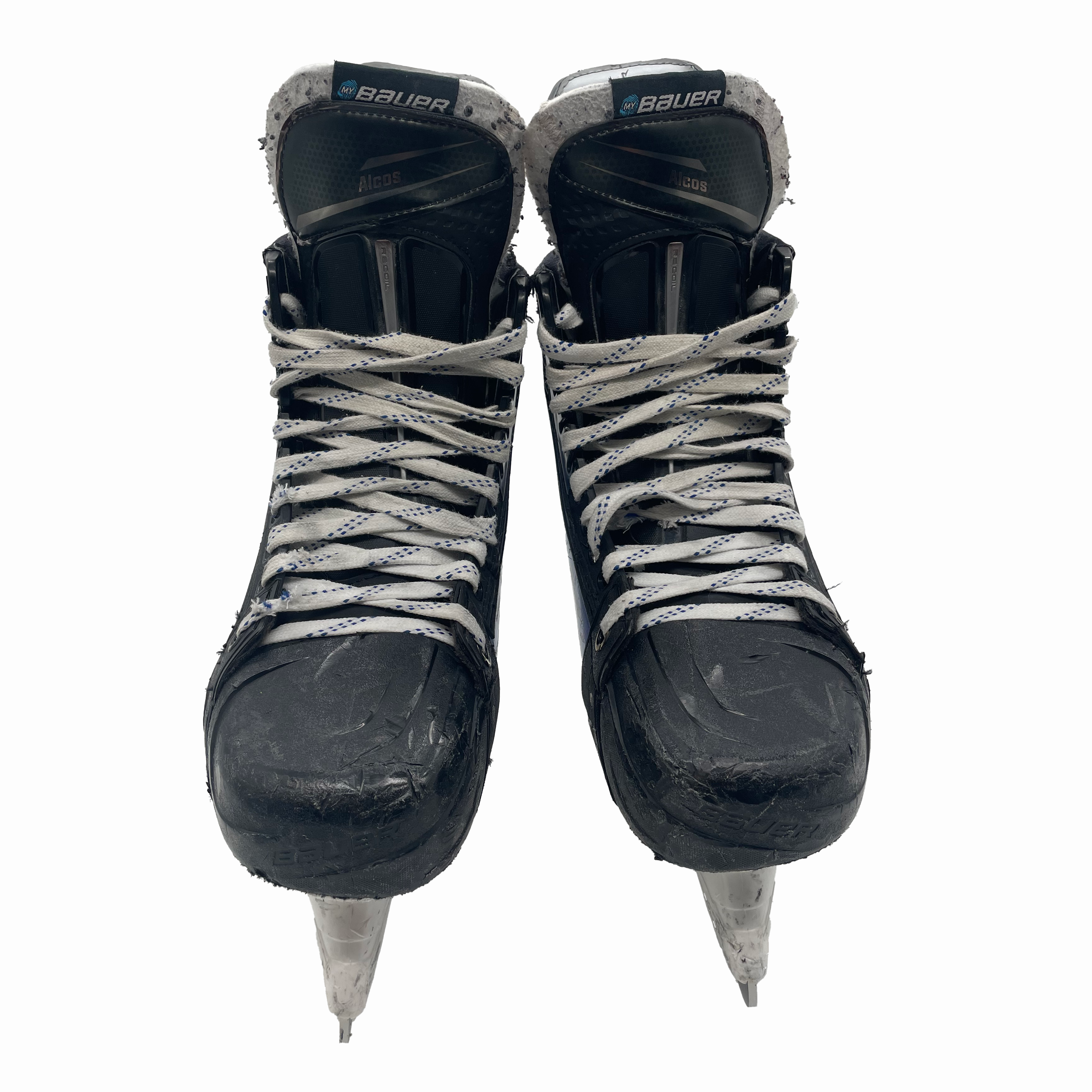 Bauer Vapor Hyperlite 2 - Used Pro Stock Hockey Skate - Size 9D (Blue)